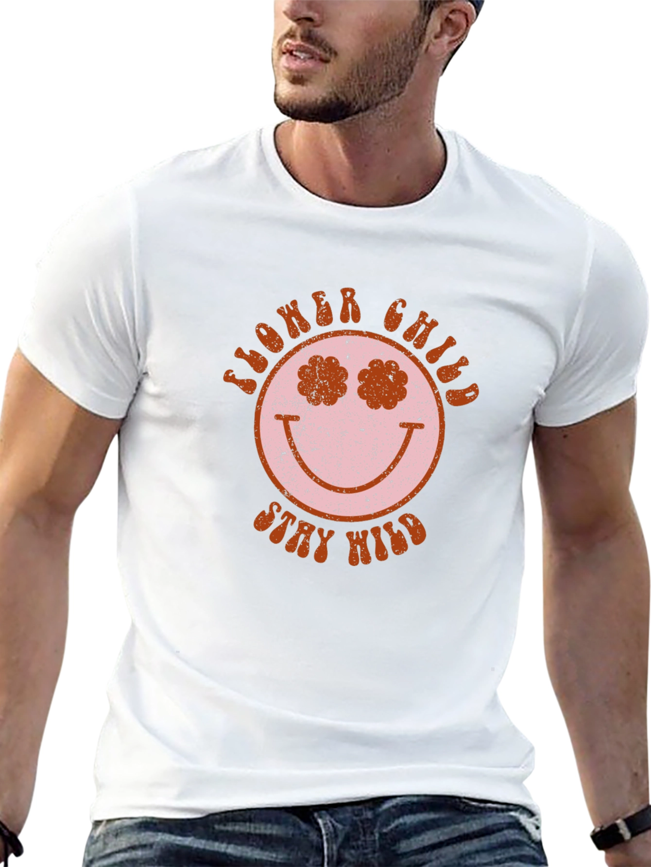 Flower Child Graphic Tee - Stay Wild T-Shirt