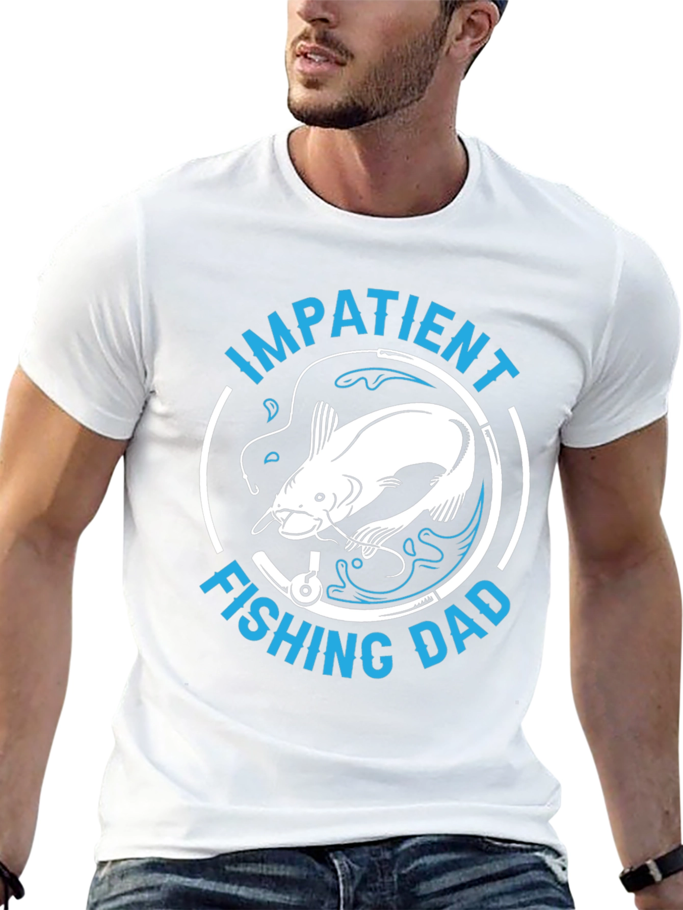 Impatient Fishing Dad T-Shirt - Angler Gift