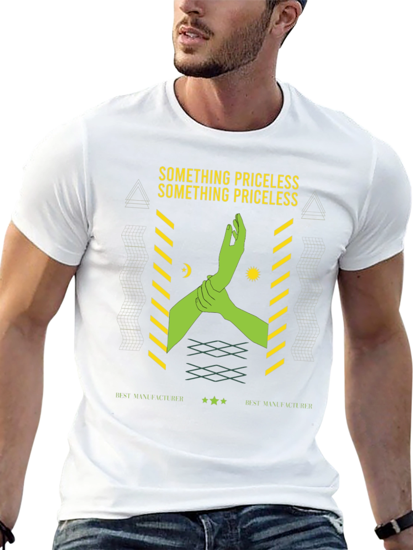 Priceless Graphic Tee - Stylish Black Cotton T-Shirt