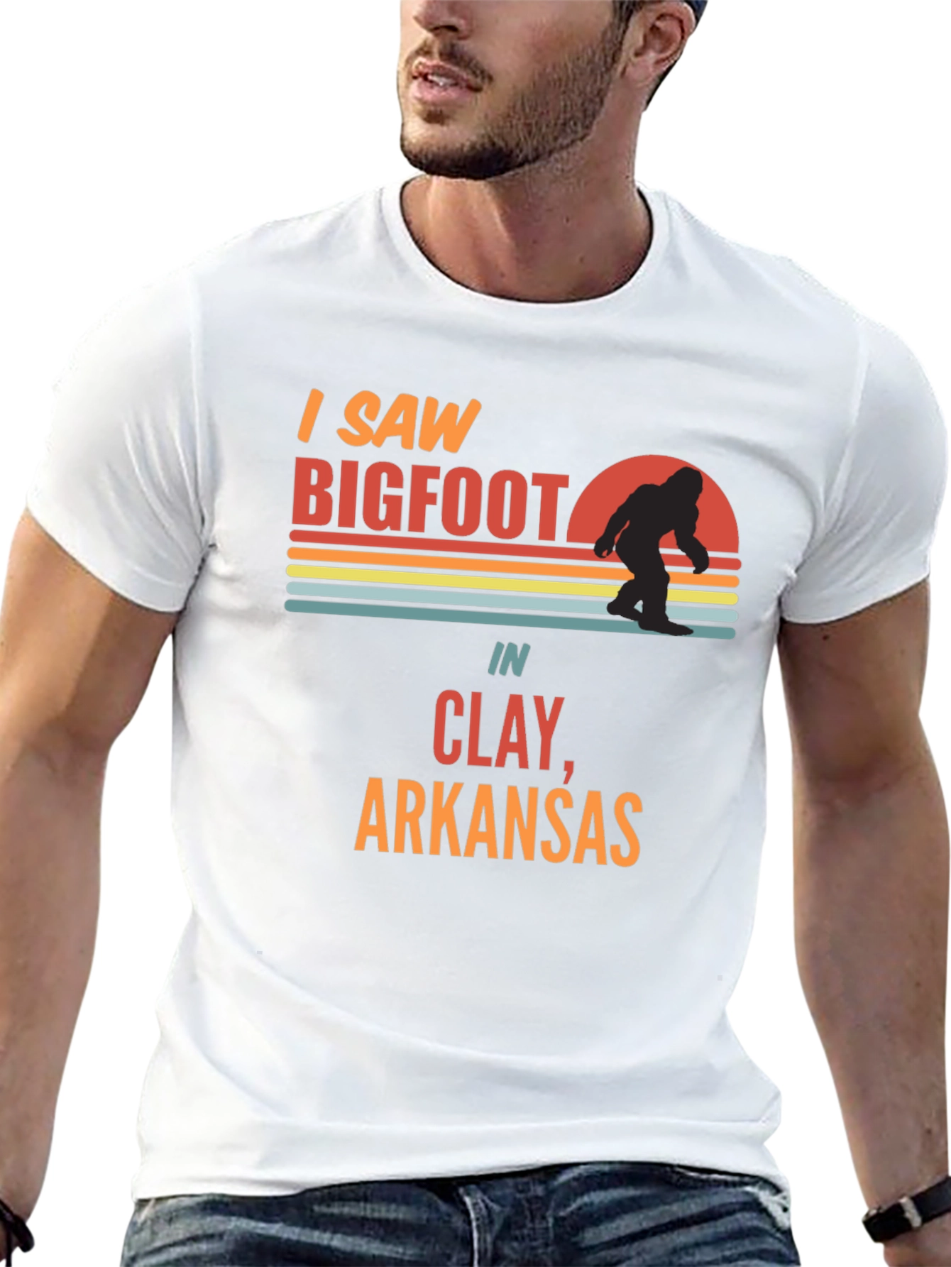 I Saw Bigfoot T-Shirt - Clay Arkansas