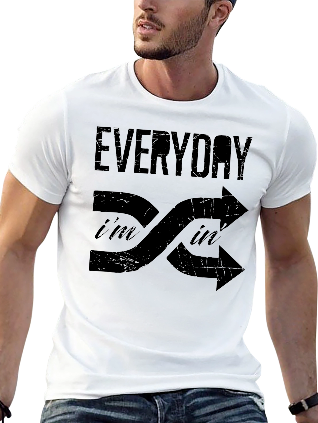 Everyday Im Shuffling Mens Graphic Tee