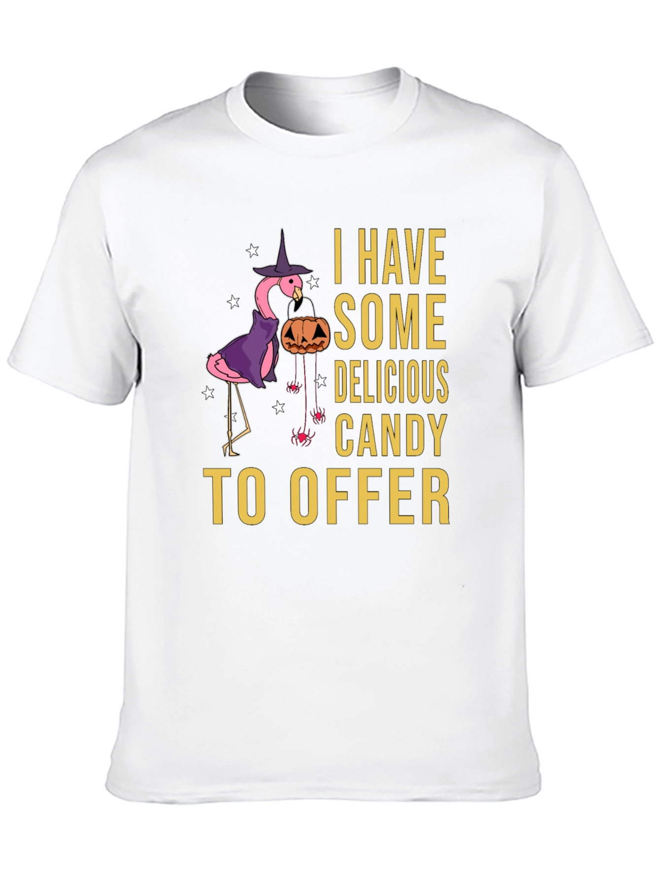 Halloween Flamingo T-Shirt: I Have Candy