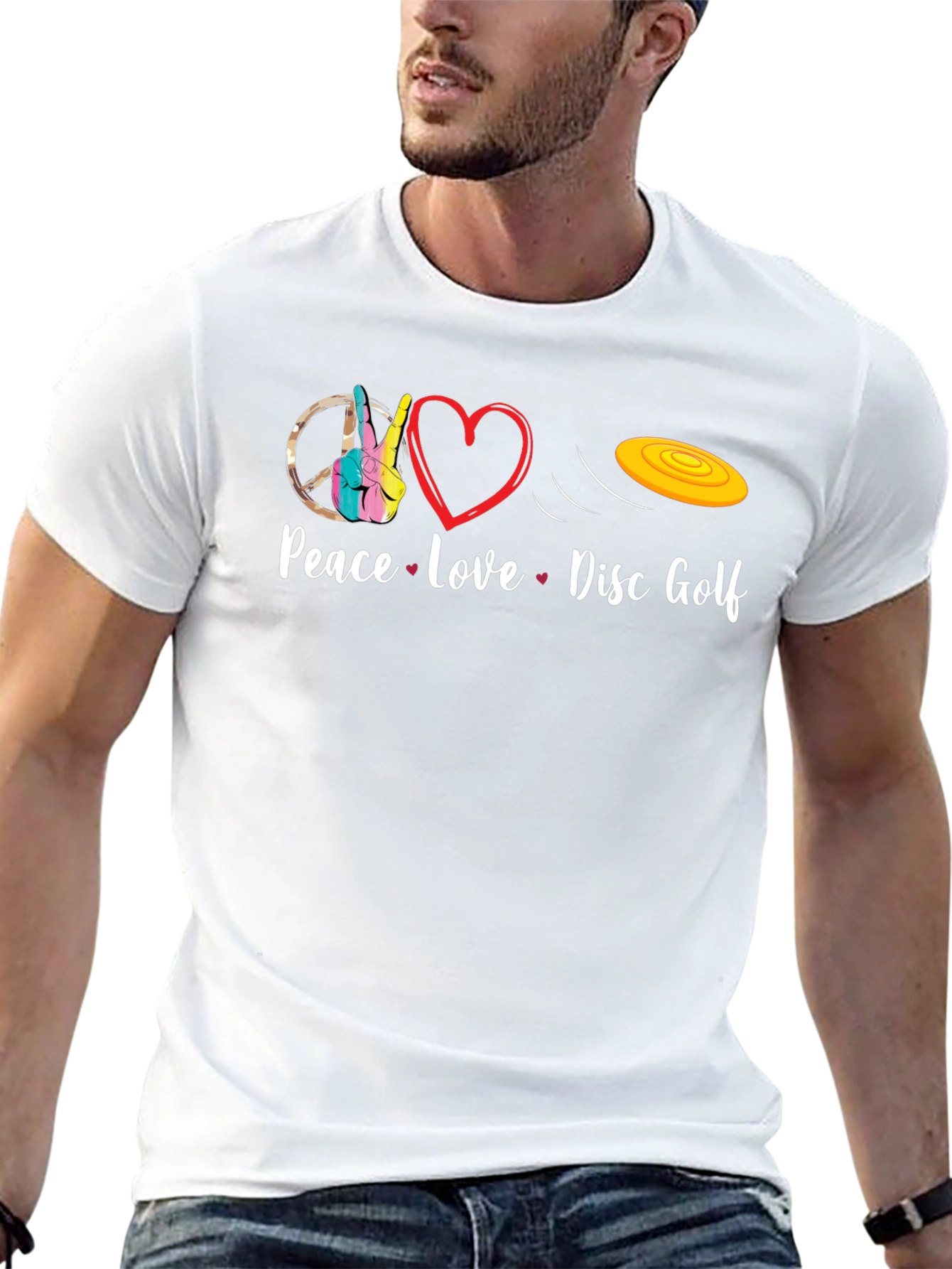 Peace Love Disc Golf T-Shirt