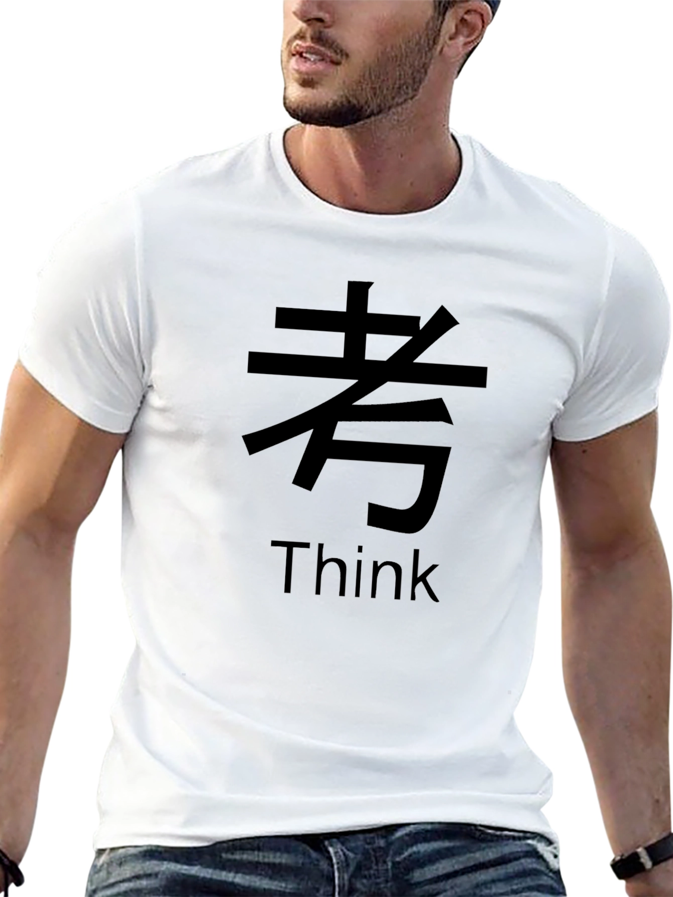 Think Graphic Tee - Mens Black T-Shirt