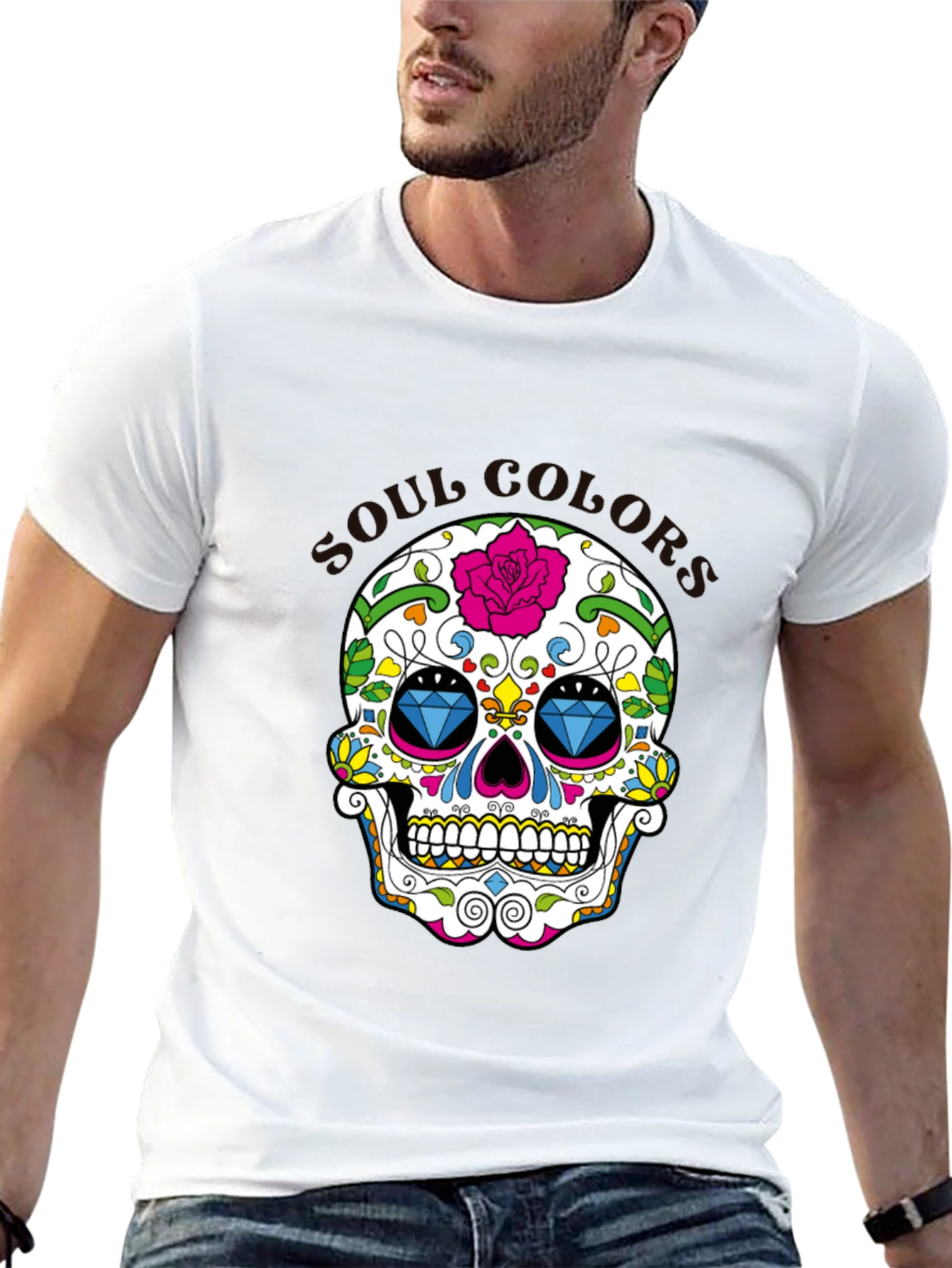 Sugar Skull T-Shirt - Day of the Dead Inspired