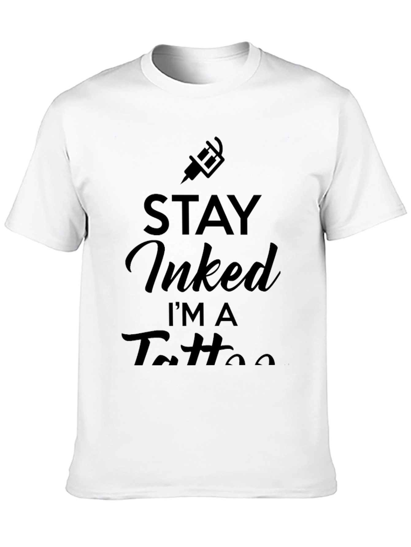 Stay Inked Tattoo Enthusiast Black T-Shirt