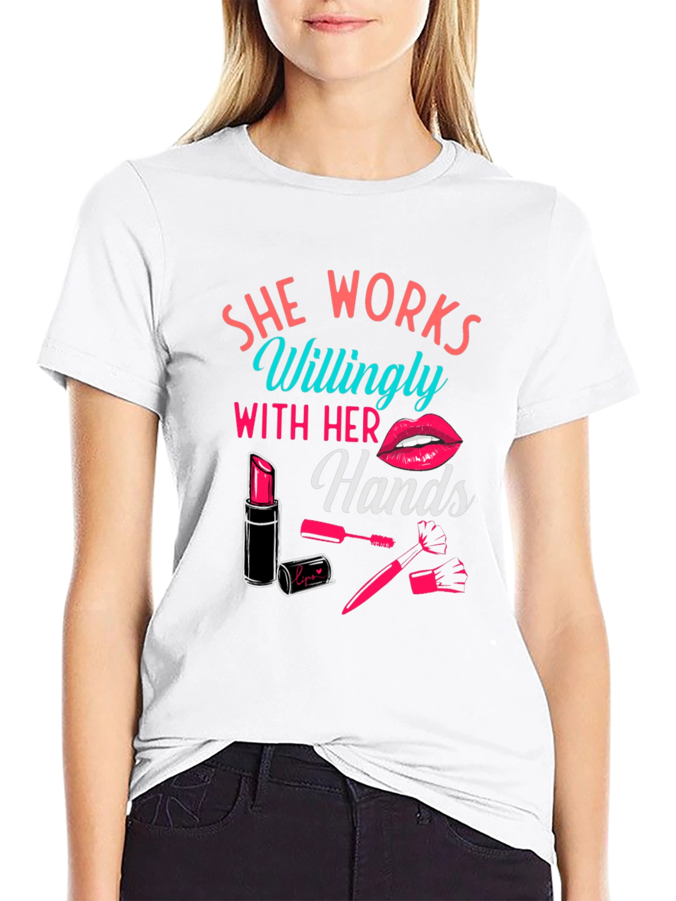 She Works Willingly With Her Hands Graphic Tee