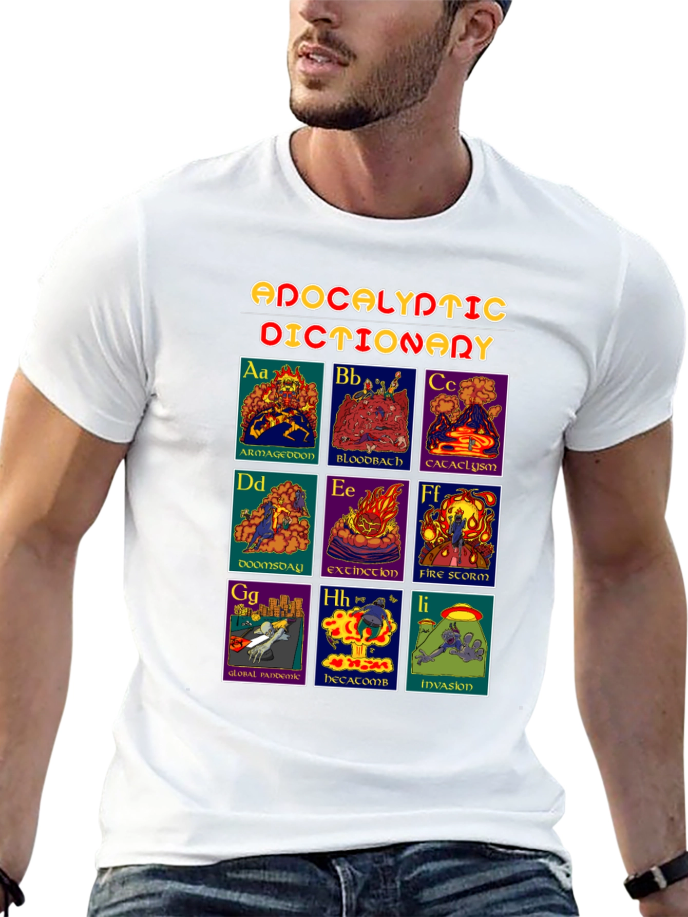 Apocalyptic Dictionary Graphic T-Shirt - Black