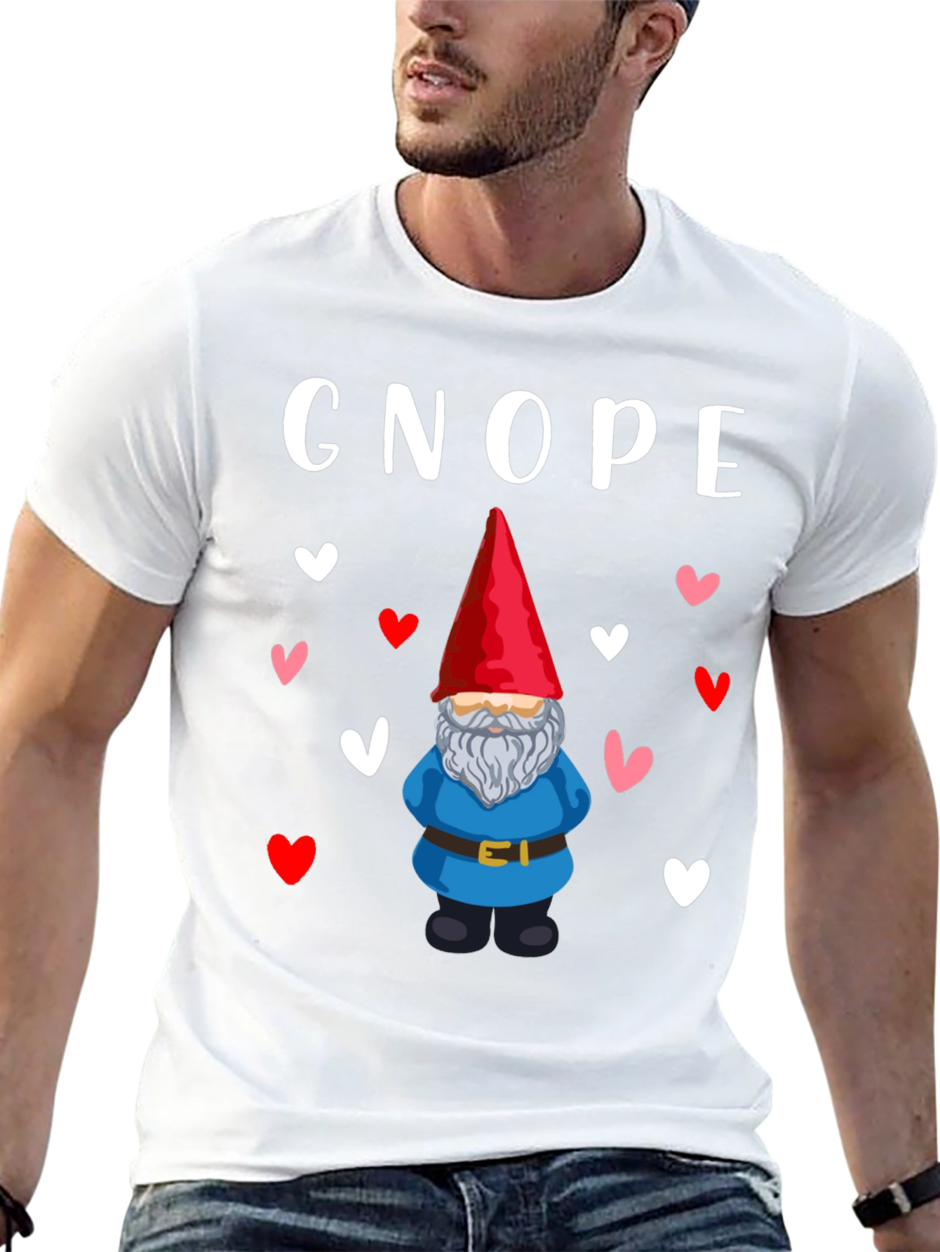 Gnope Valentines Day Gnome T-Shirt