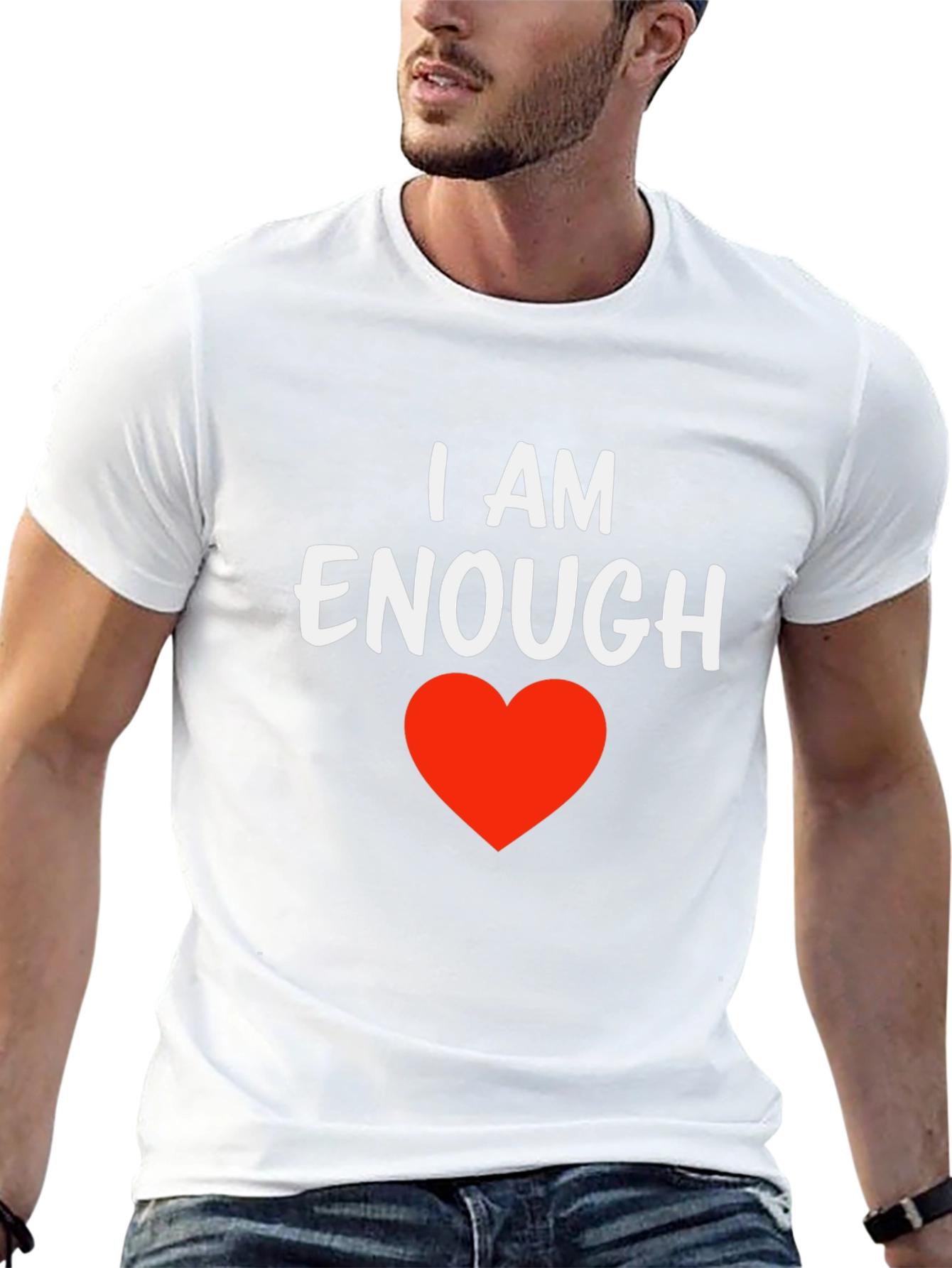 I AM ENOUGH Graphic Tee - Positive Affirmation T-Shirt