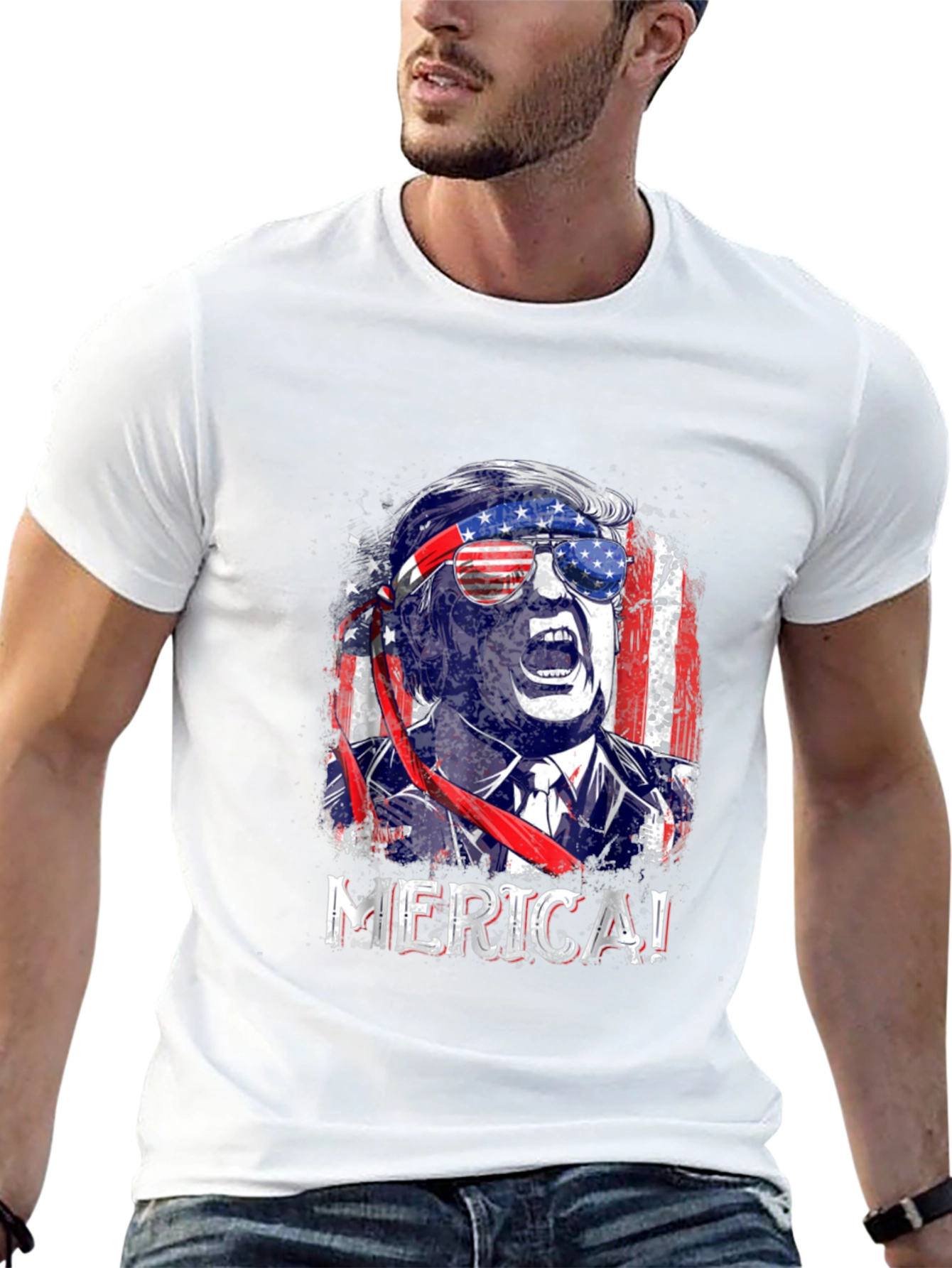 Patriotic Trump MERICA! T-Shirt