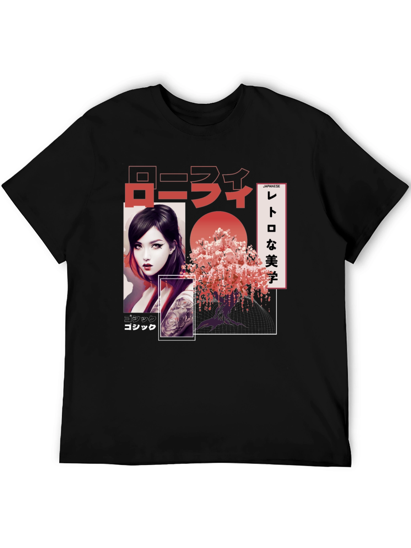Japanese Aesthetic Graphic T-Shirt
