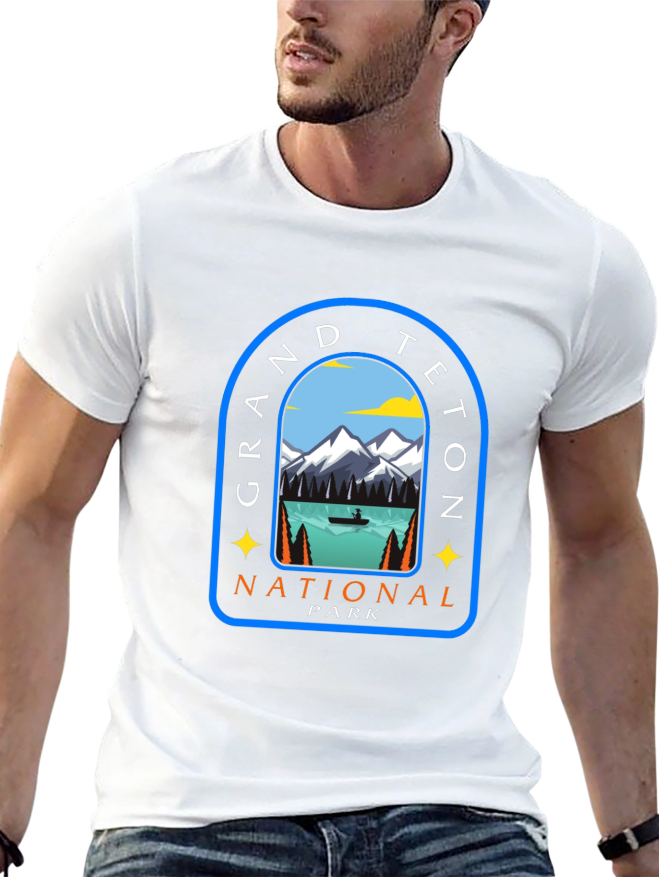 Grand Teton National Park Graphic Tee - Black