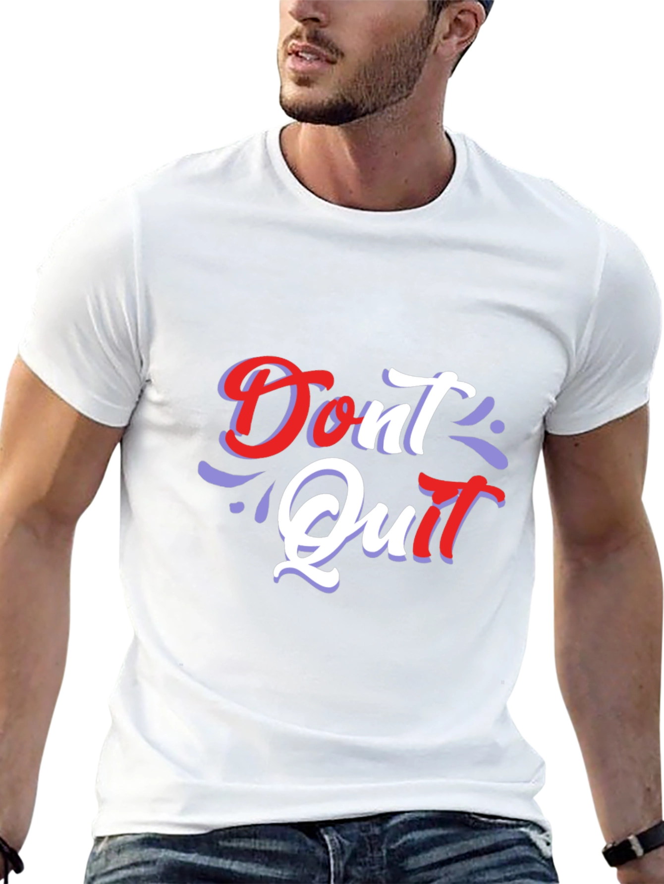 Motivational Dont Quit Graphic T-Shirt