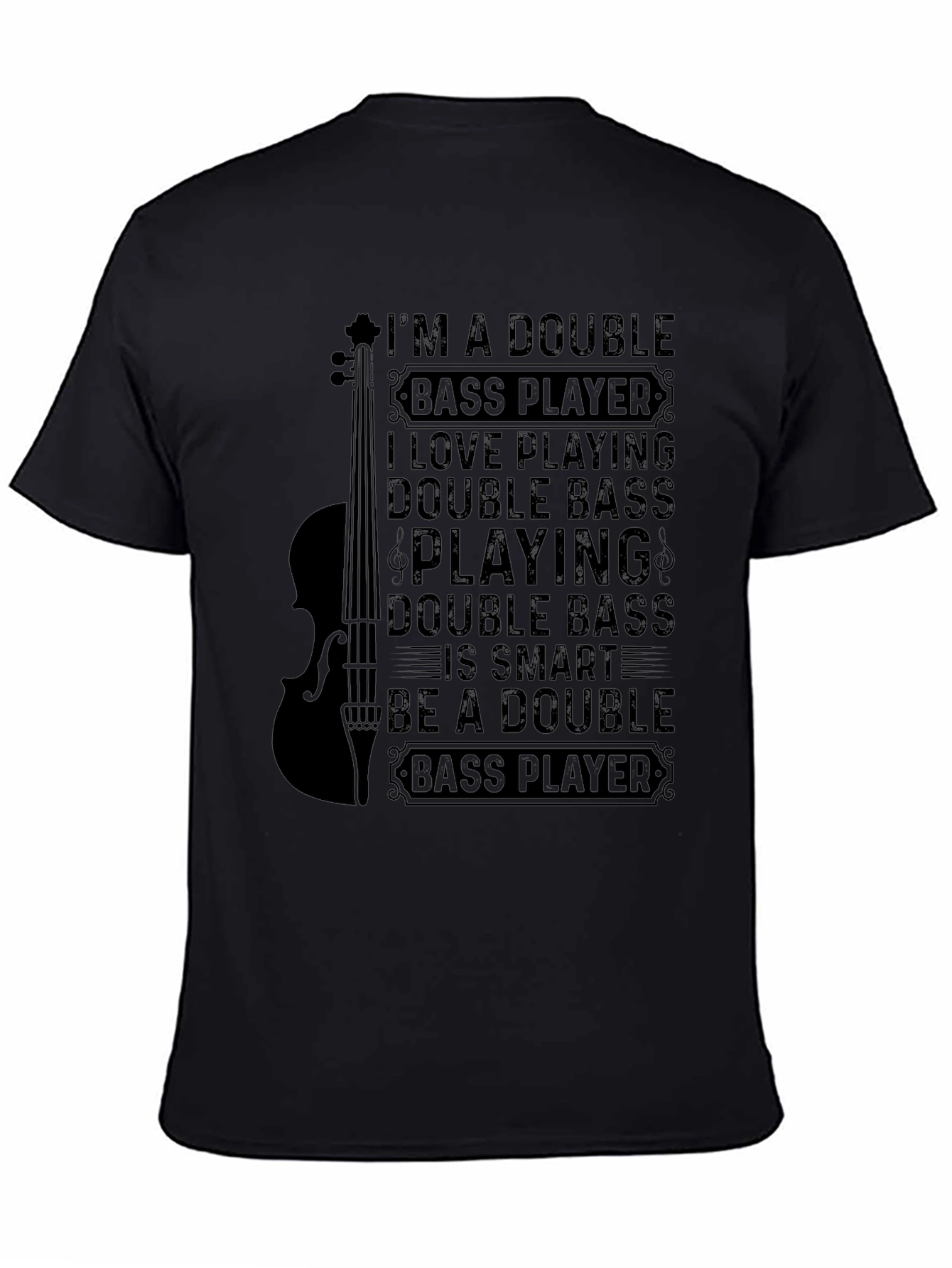Double Bass Player Graphic T-Shirt