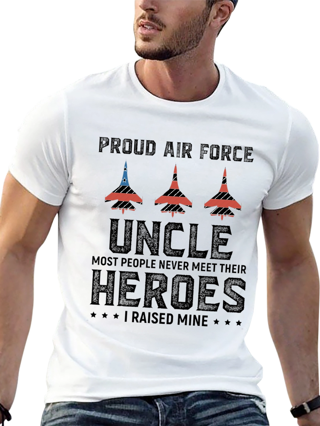 Proud Air Force Uncle T-Shirt