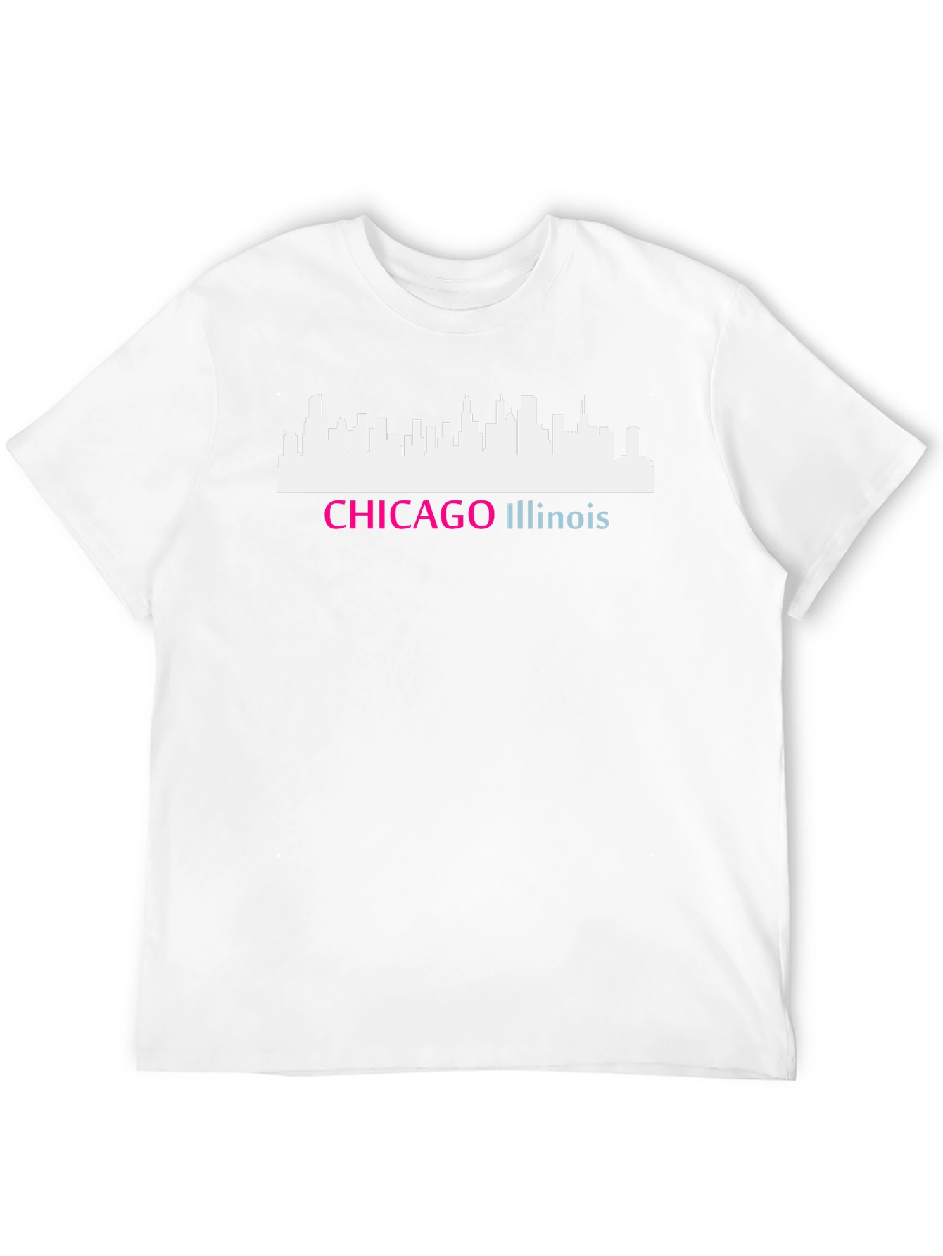 Chicago Skyline T-Shirt - Illinois Pride