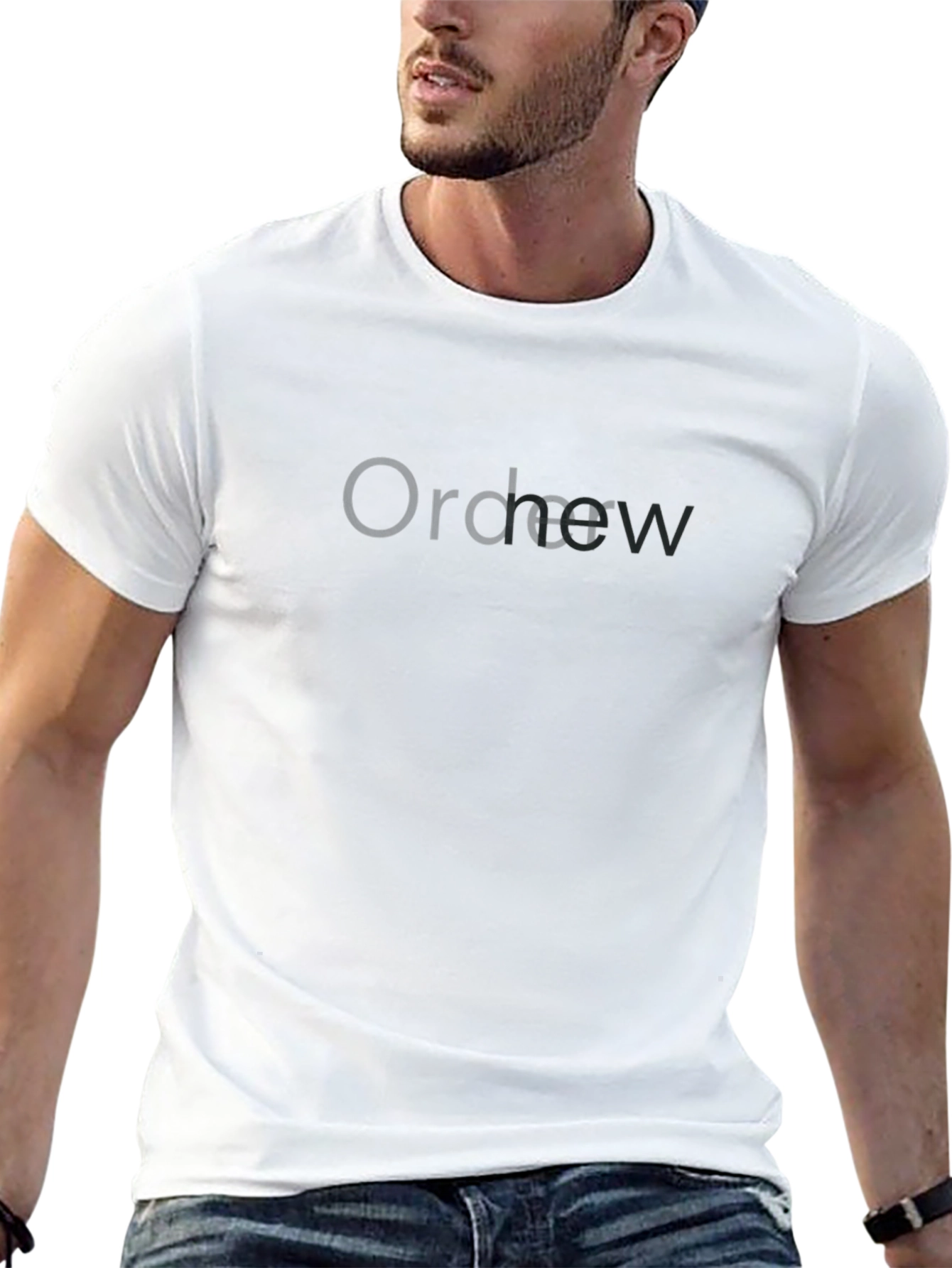 Order New Black Graphic T-Shirt