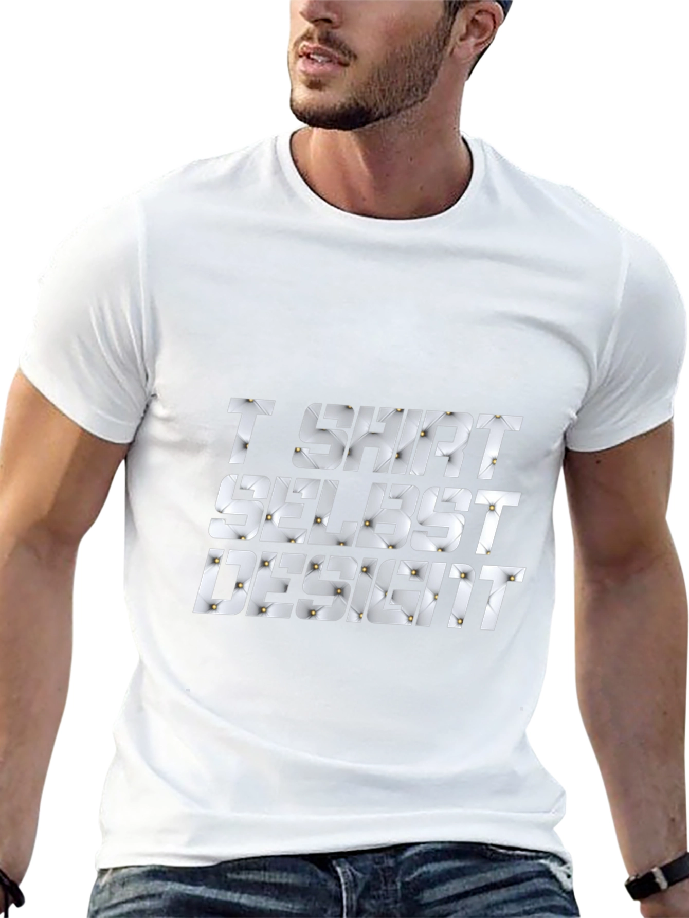 Self Design T-Shirt - Stylish & Unique