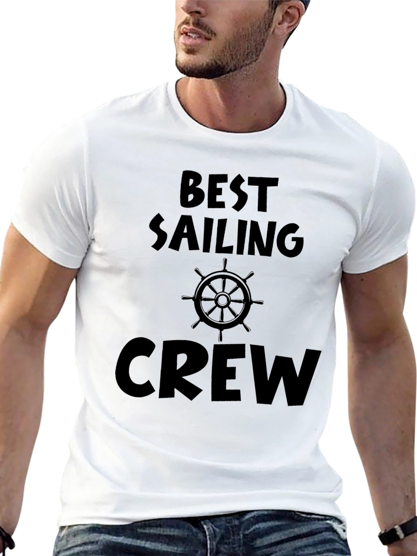Best Sailing Crew Black T-Shirt