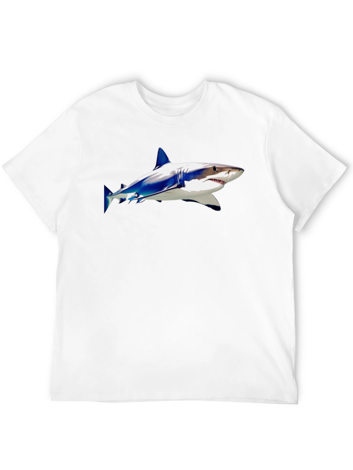 Shark Graphic Tee - Stylish Mens Black T-Shirt