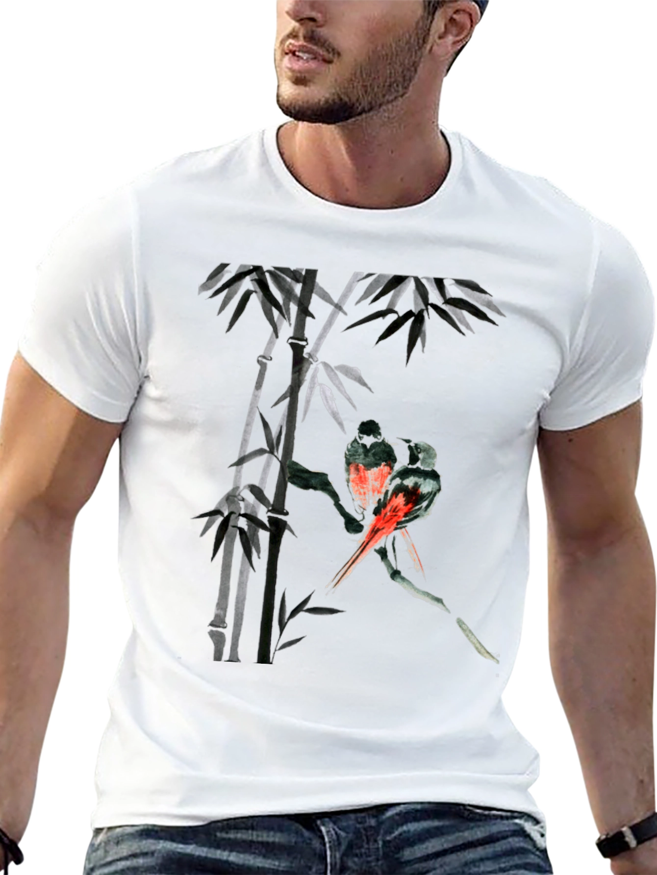 Bamboo Bird Graphic Tee