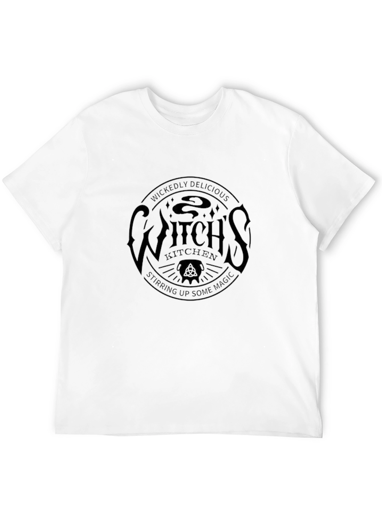Witchs Kitchen Black T-Shirt - Wickedly Delicious Magic