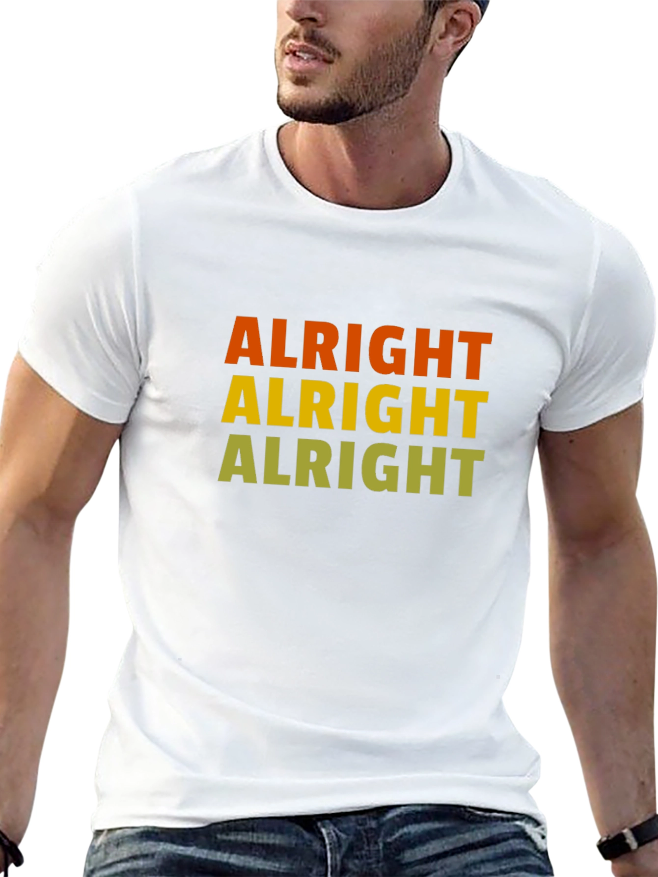 Alright Alright Alright Mens Graphic Tee