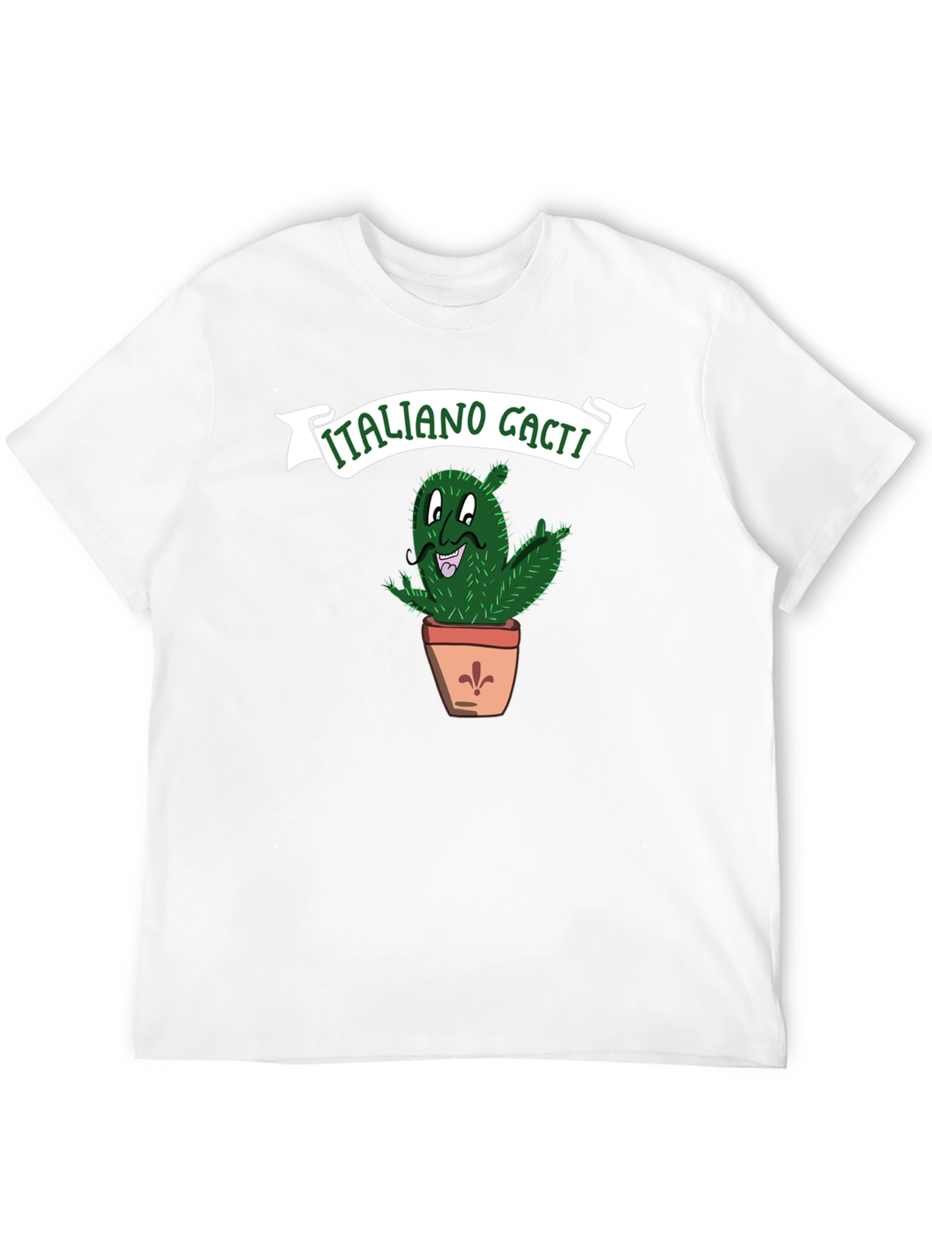 Italiano Cacti Graphic T-Shirt