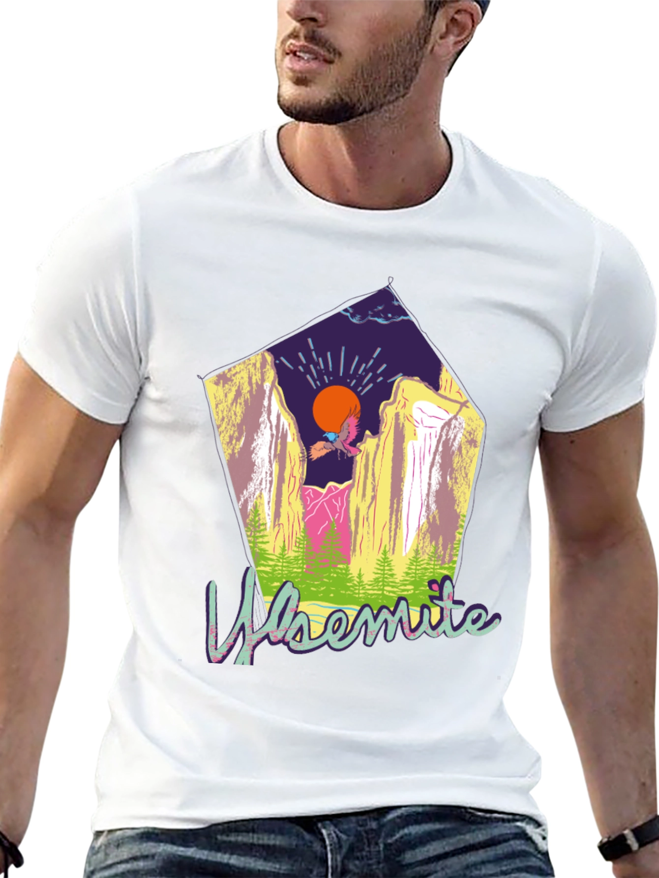 Yosemite Graphic T-Shirt - Black