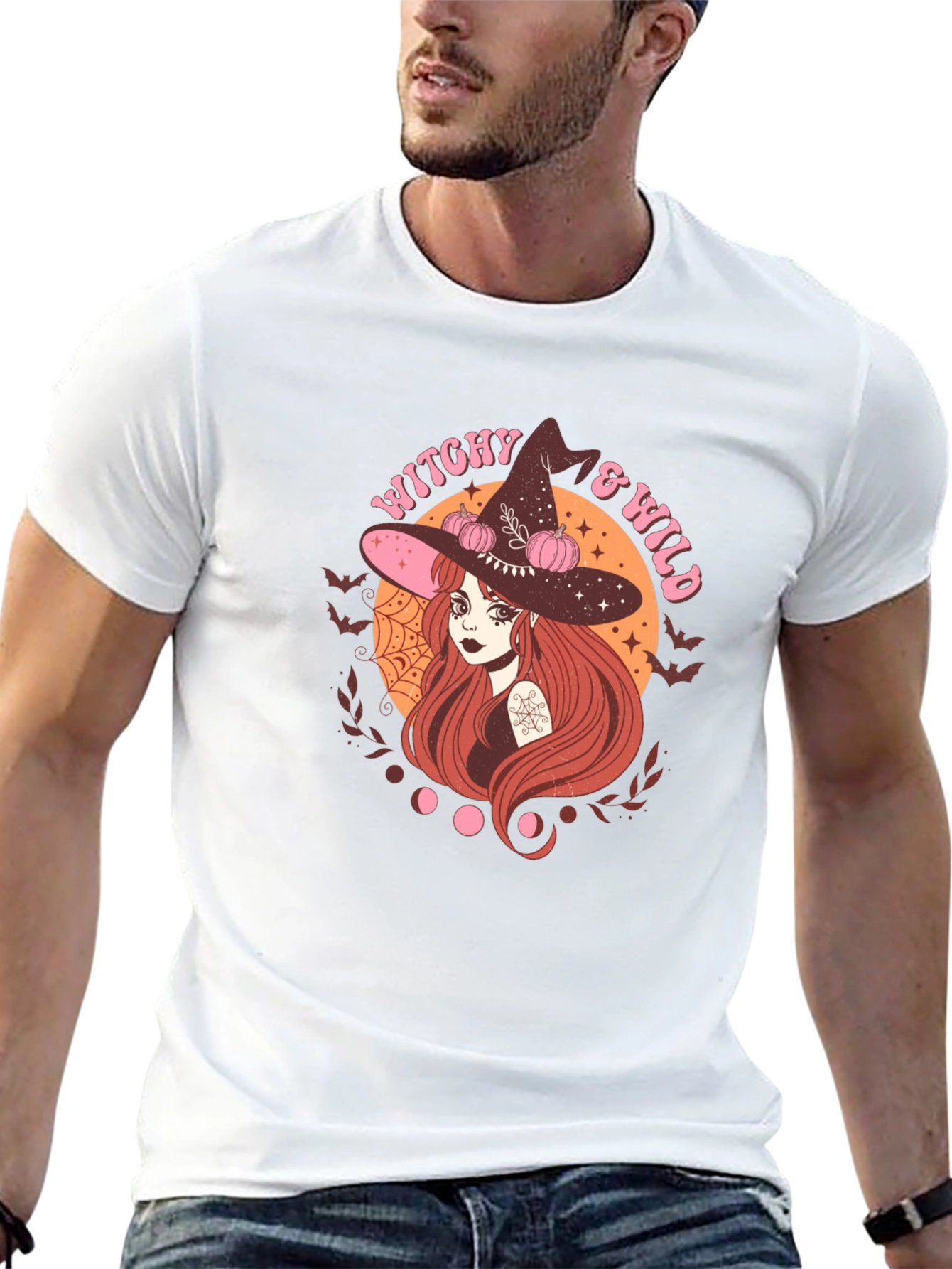 Witchy & Wild Graphic Tee - Halloween T-Shirt