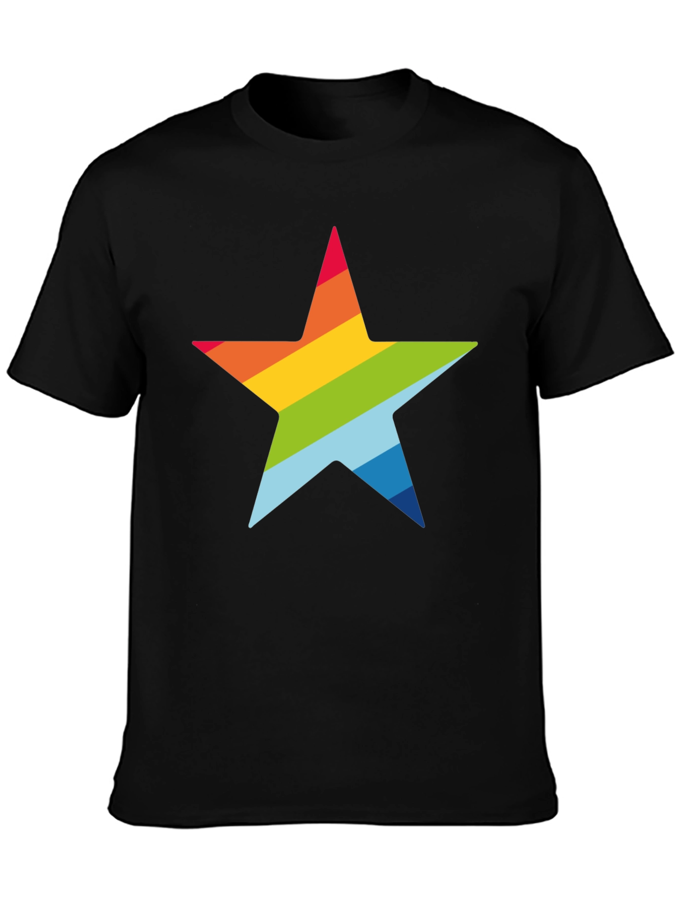 Rainbow Star Graphic T-Shirt - Bold & Stylish