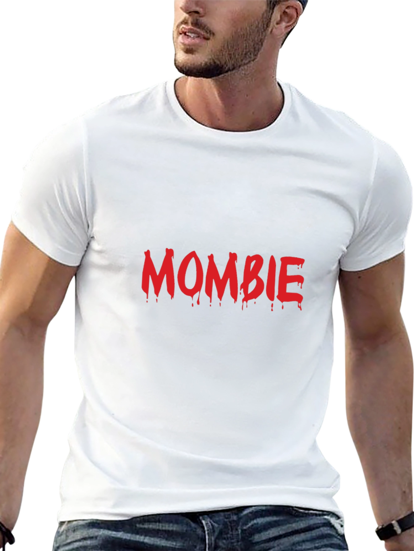 Mombie T-Shirt - Black Short Sleeve Graphic Tee