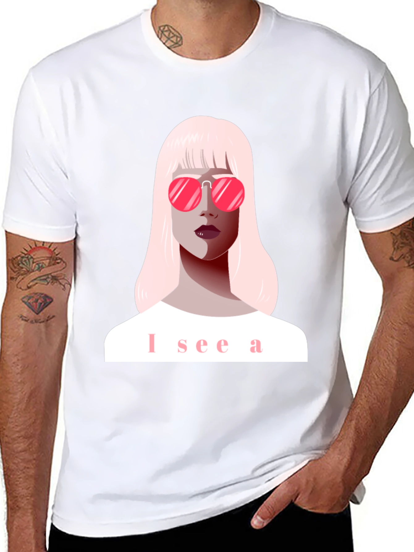 Stylish Graphic T-Shirt - I See A Woman