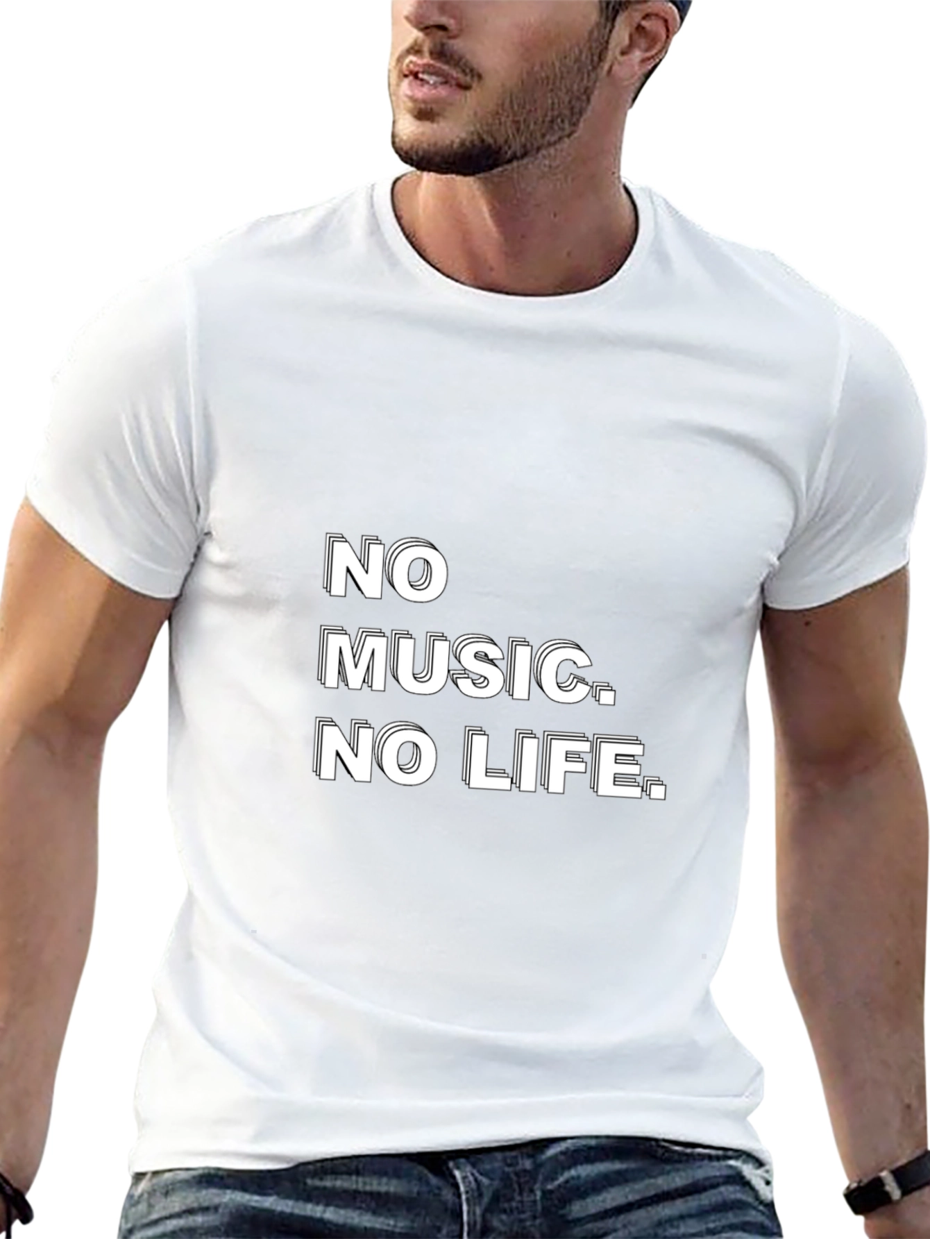 No Music No Life Graphic Tee