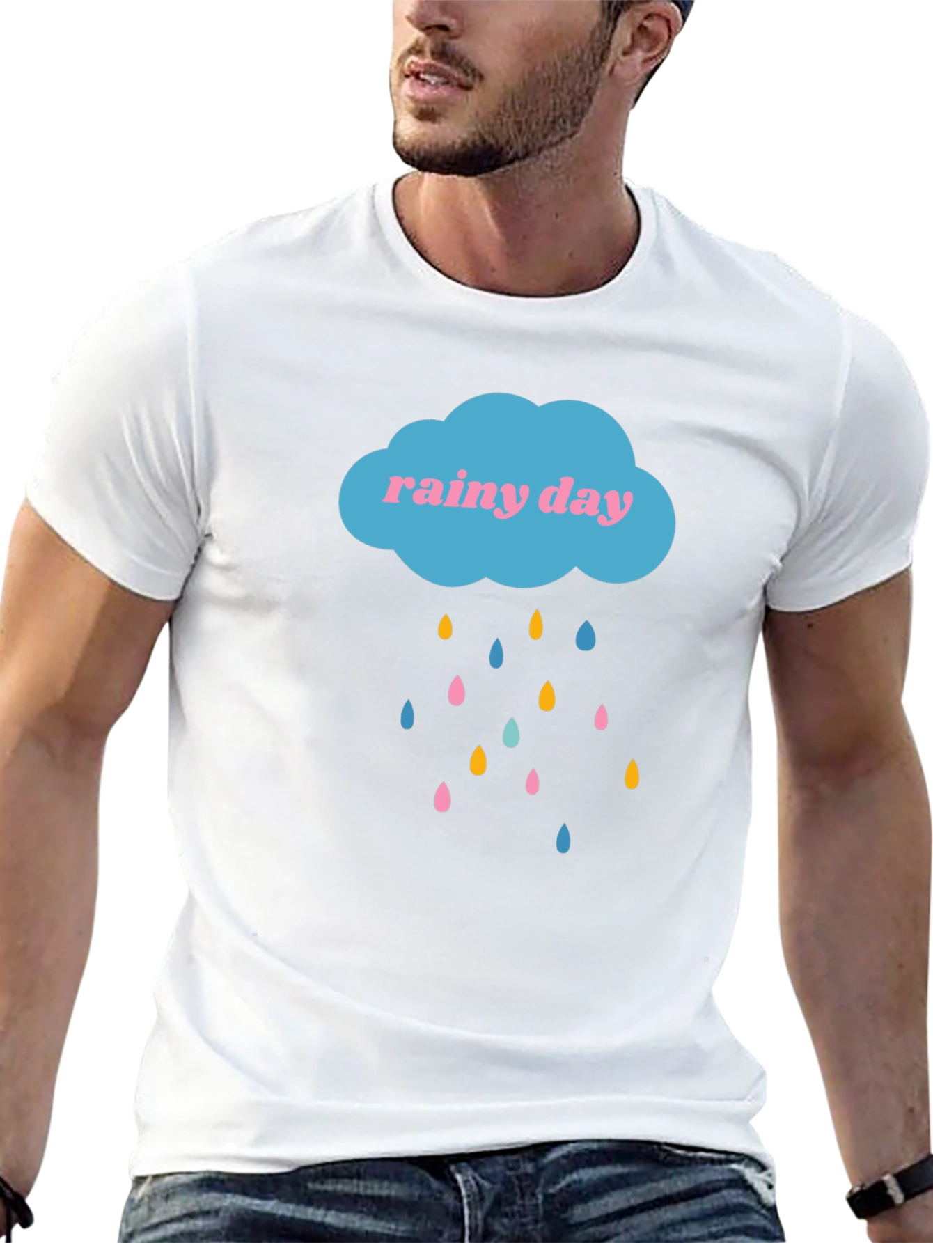 Rainy Day T-Shirt - Cloud Design