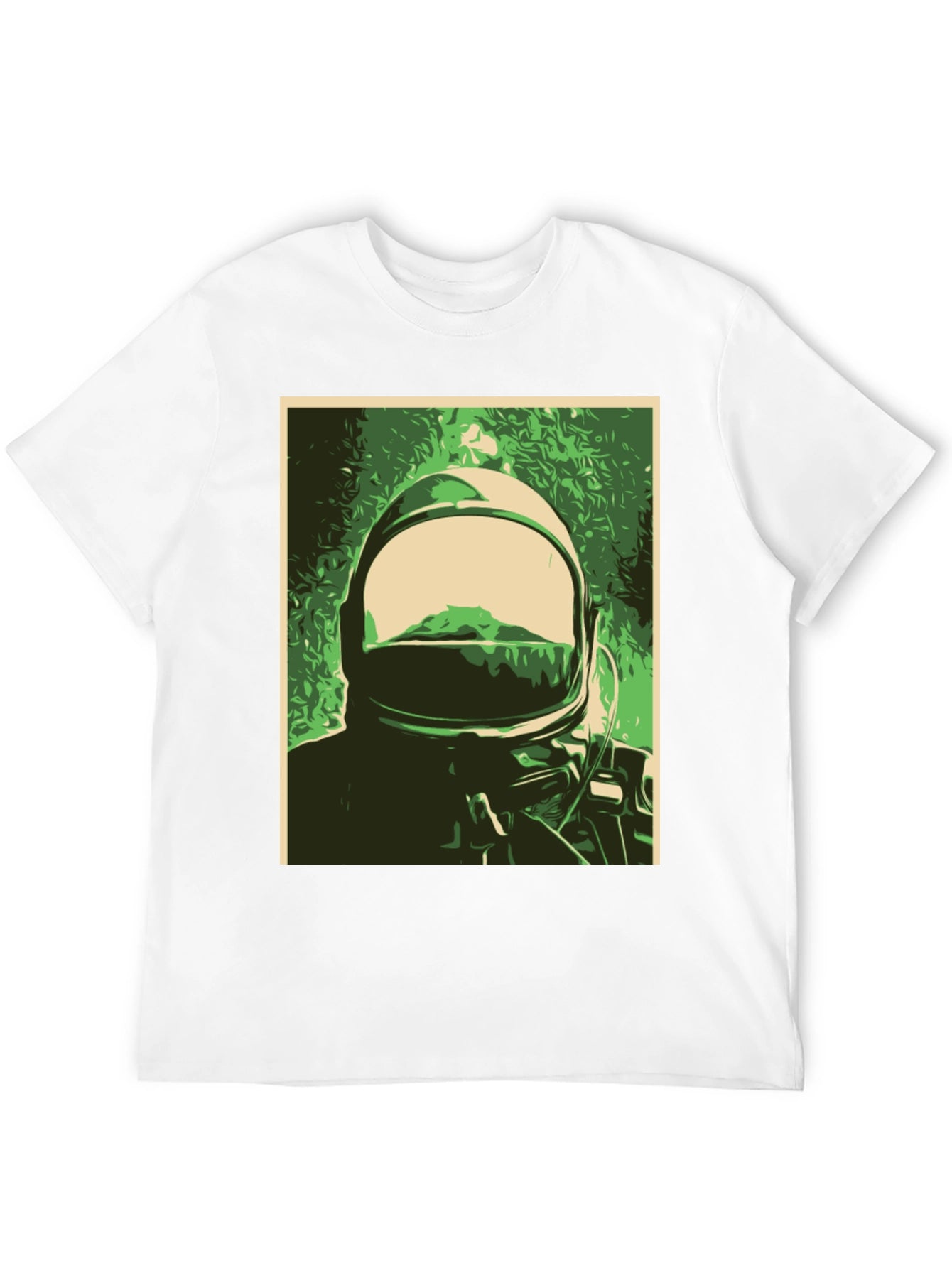 Astronaut Graphic Print T-Shirt - Space Explorer Tee