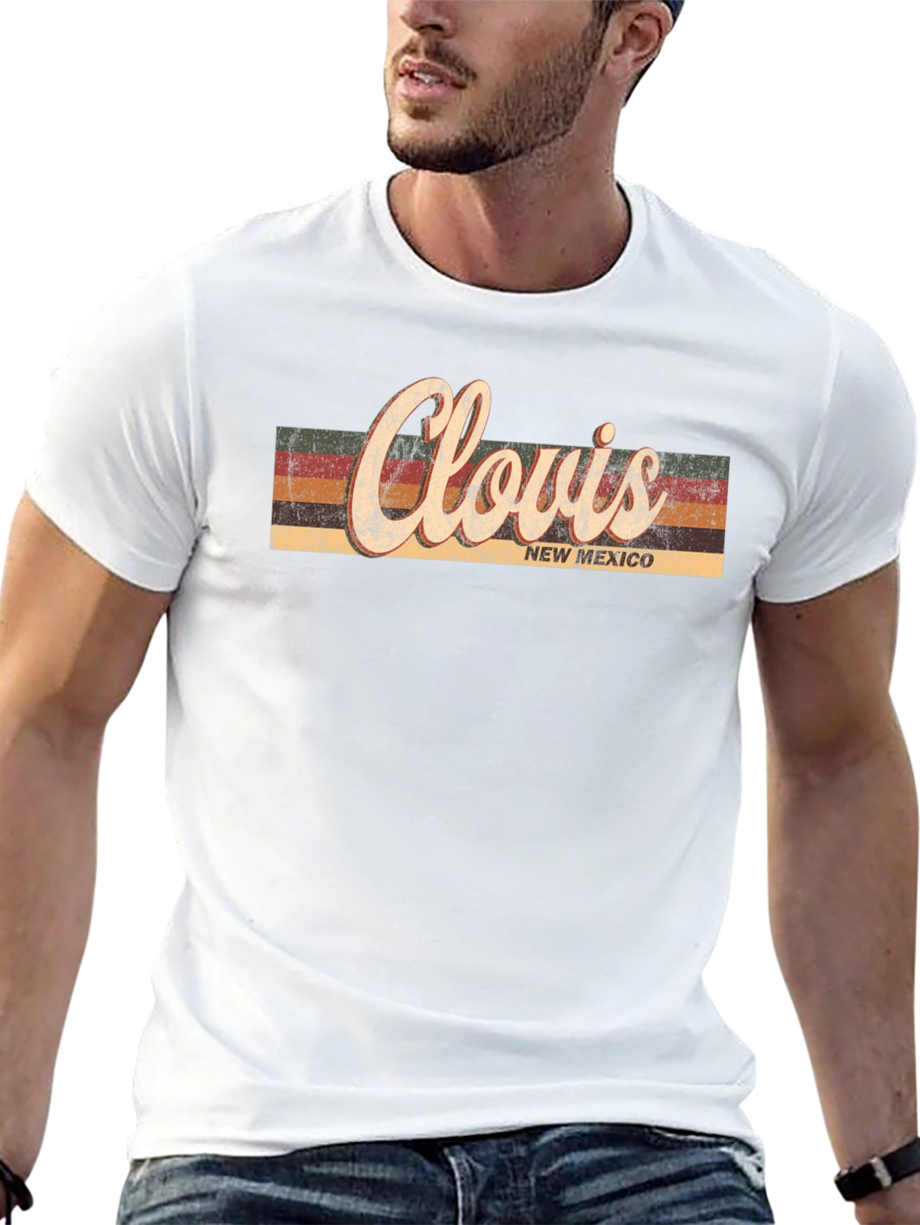 Clovis New Mexico Retro T-Shirt