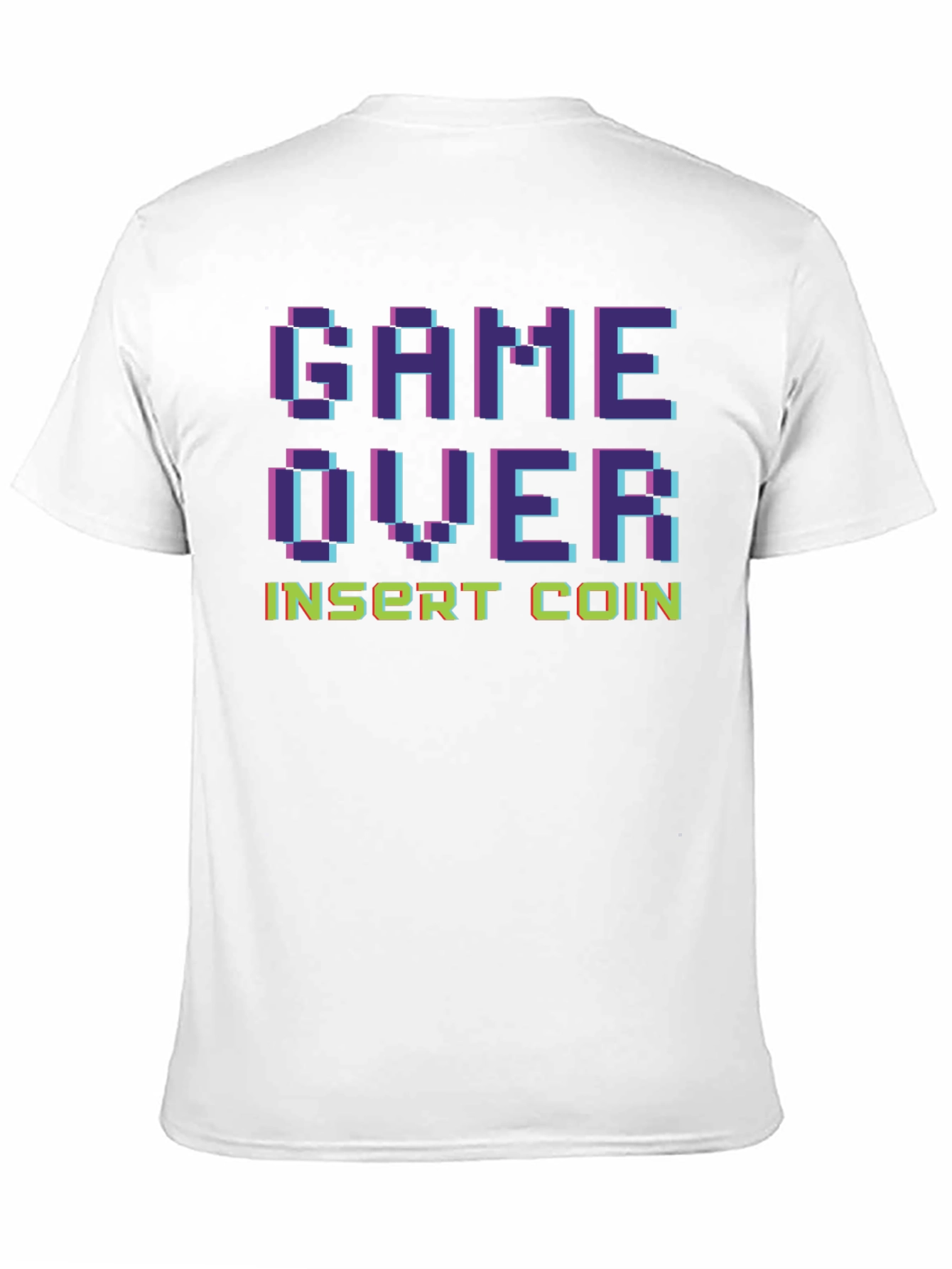 Game Over Insert Coin Retro Gaming T-Shirt