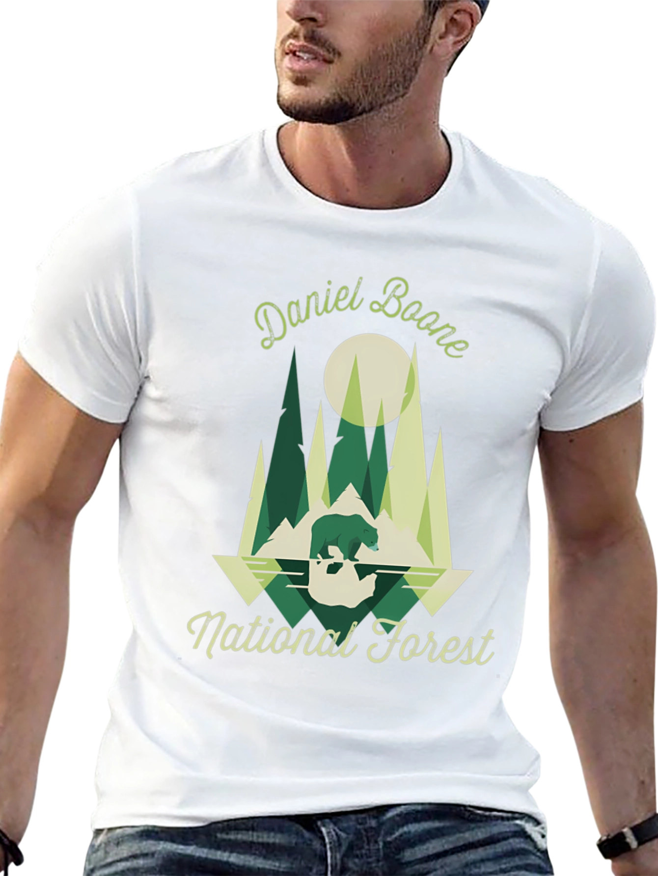 Daniel Boone National Forest Black T-Shirt