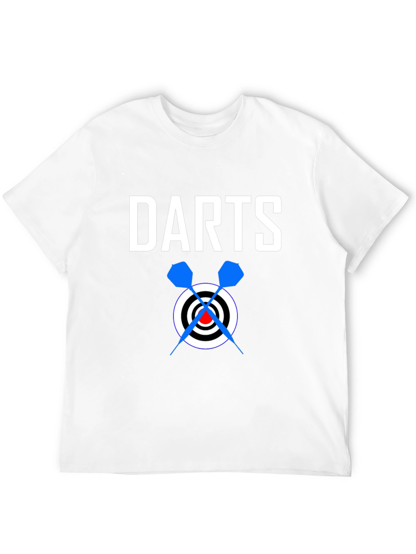 Darts Graphic T-Shirt - Black Cotton Tee