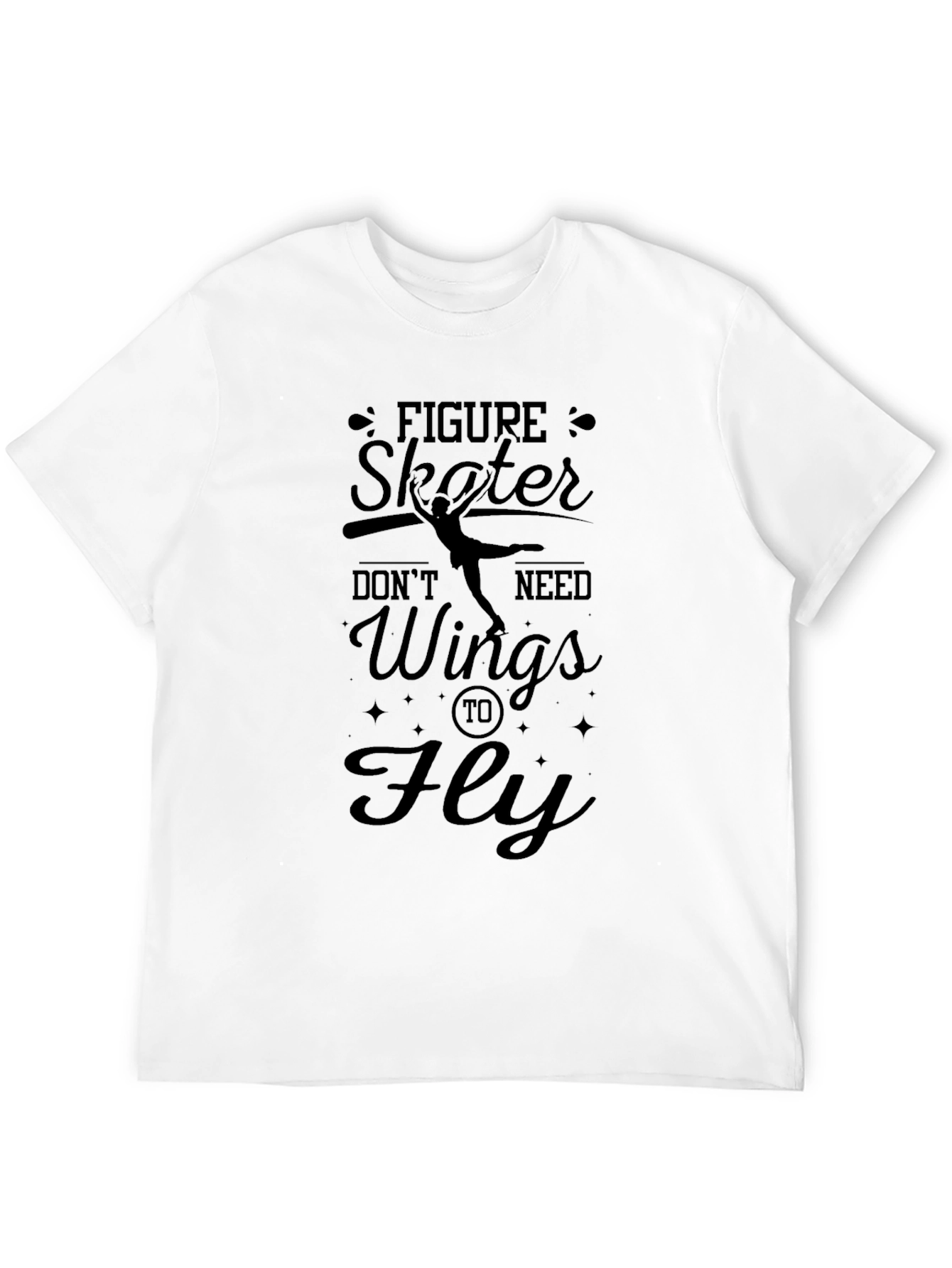 Figure Skater Wings T-Shirt - Fly High!