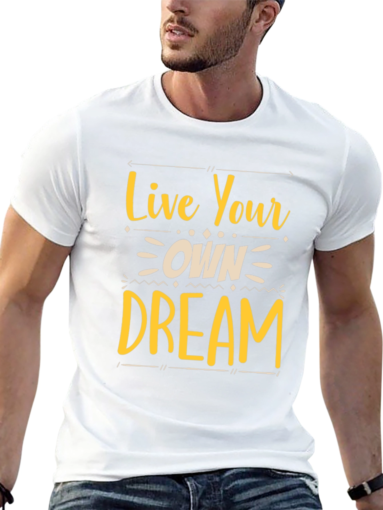 Live Your Own Dream Graphic Tee - Black