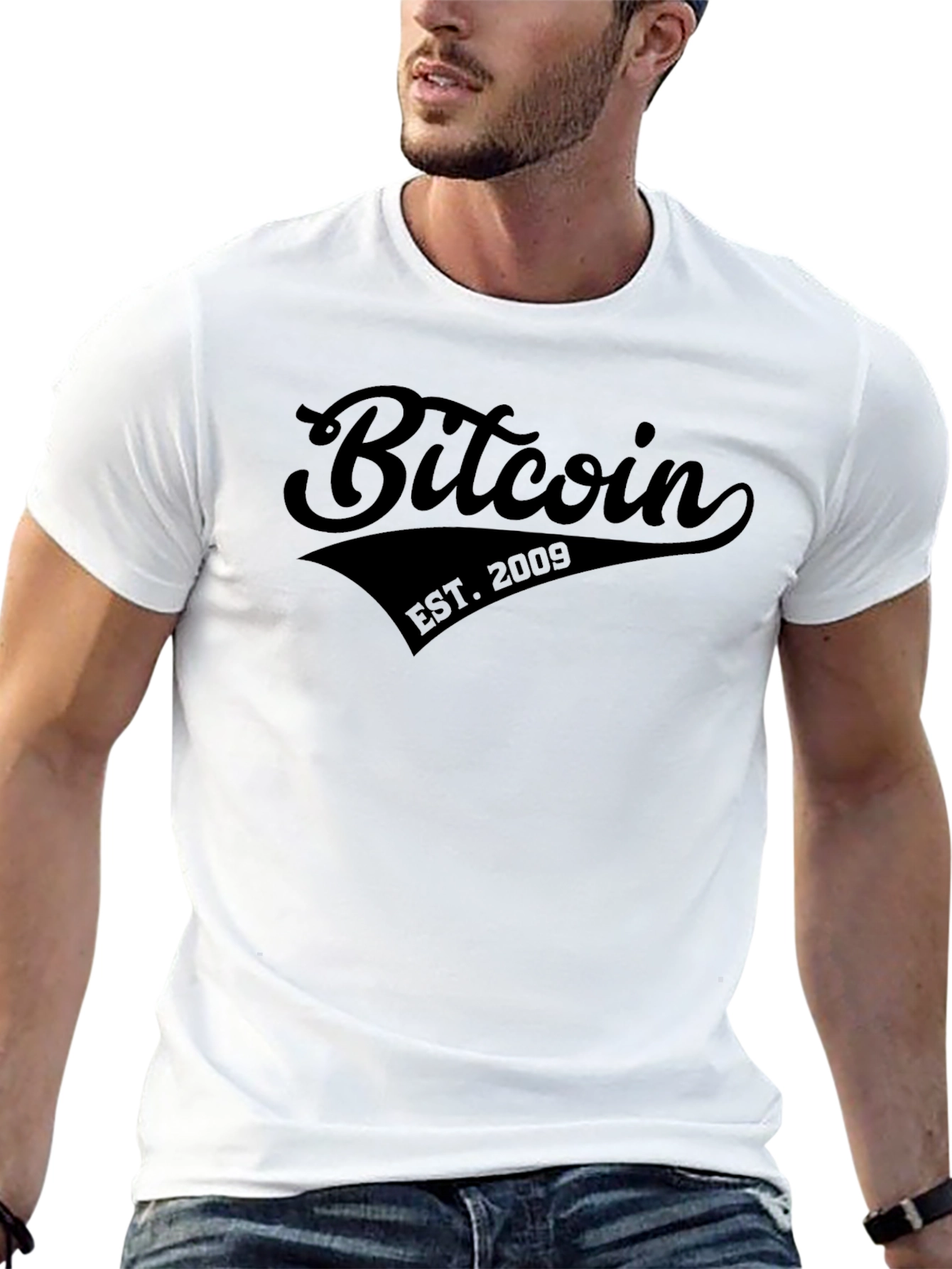 Bitcoin EST. 2009 Black T-Shirt
