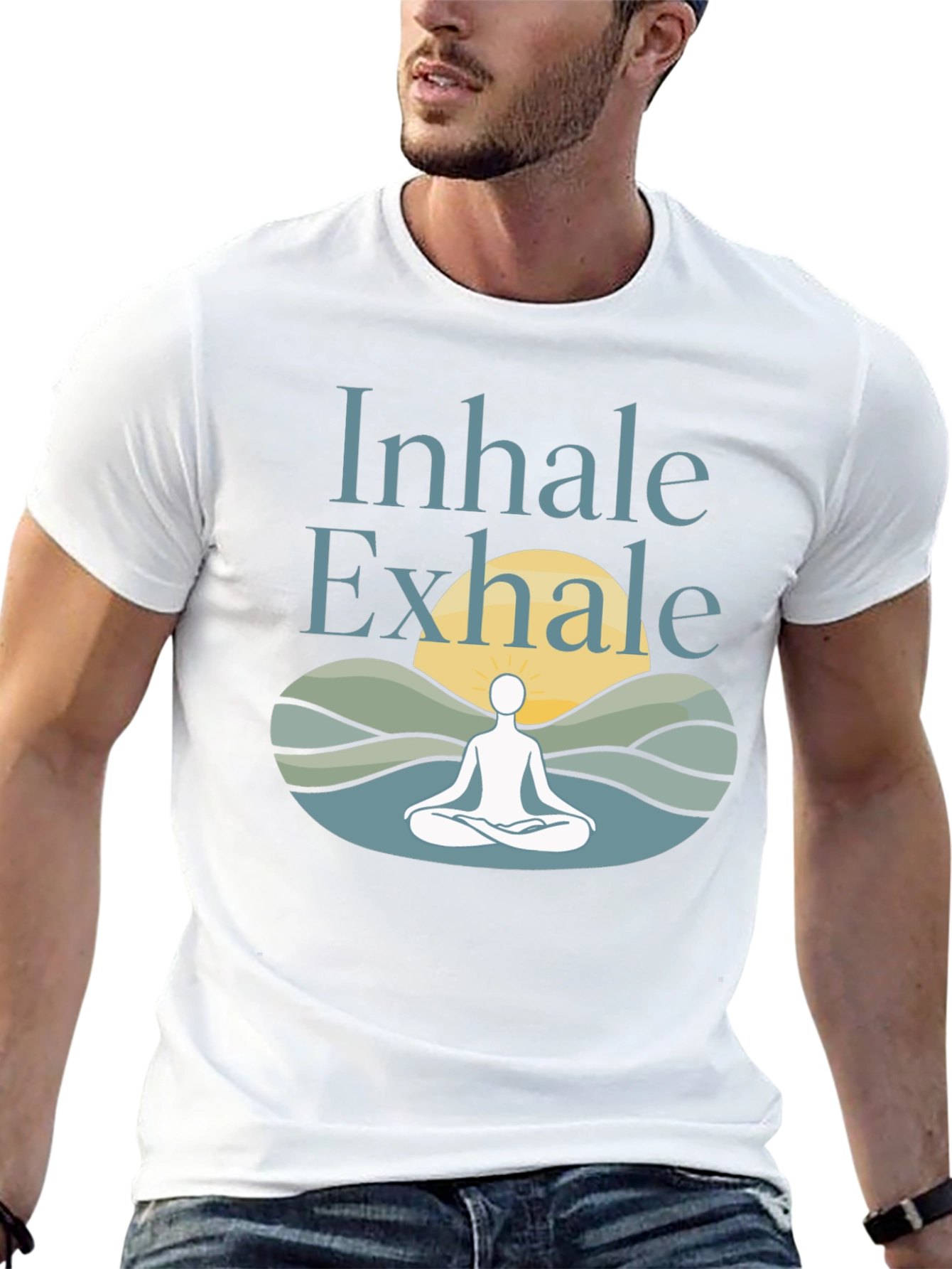 Inhale Exhale Graphic T-Shirt