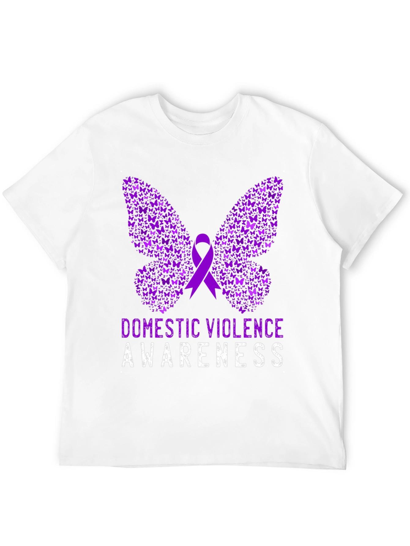 Domestic Violence Awareness Butterfly T-Shirt