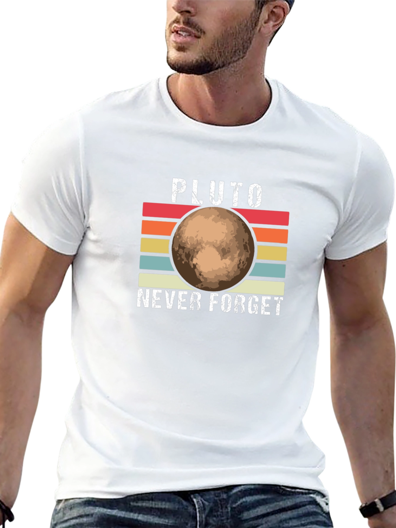 Pluto Never Forget Graphic Tee