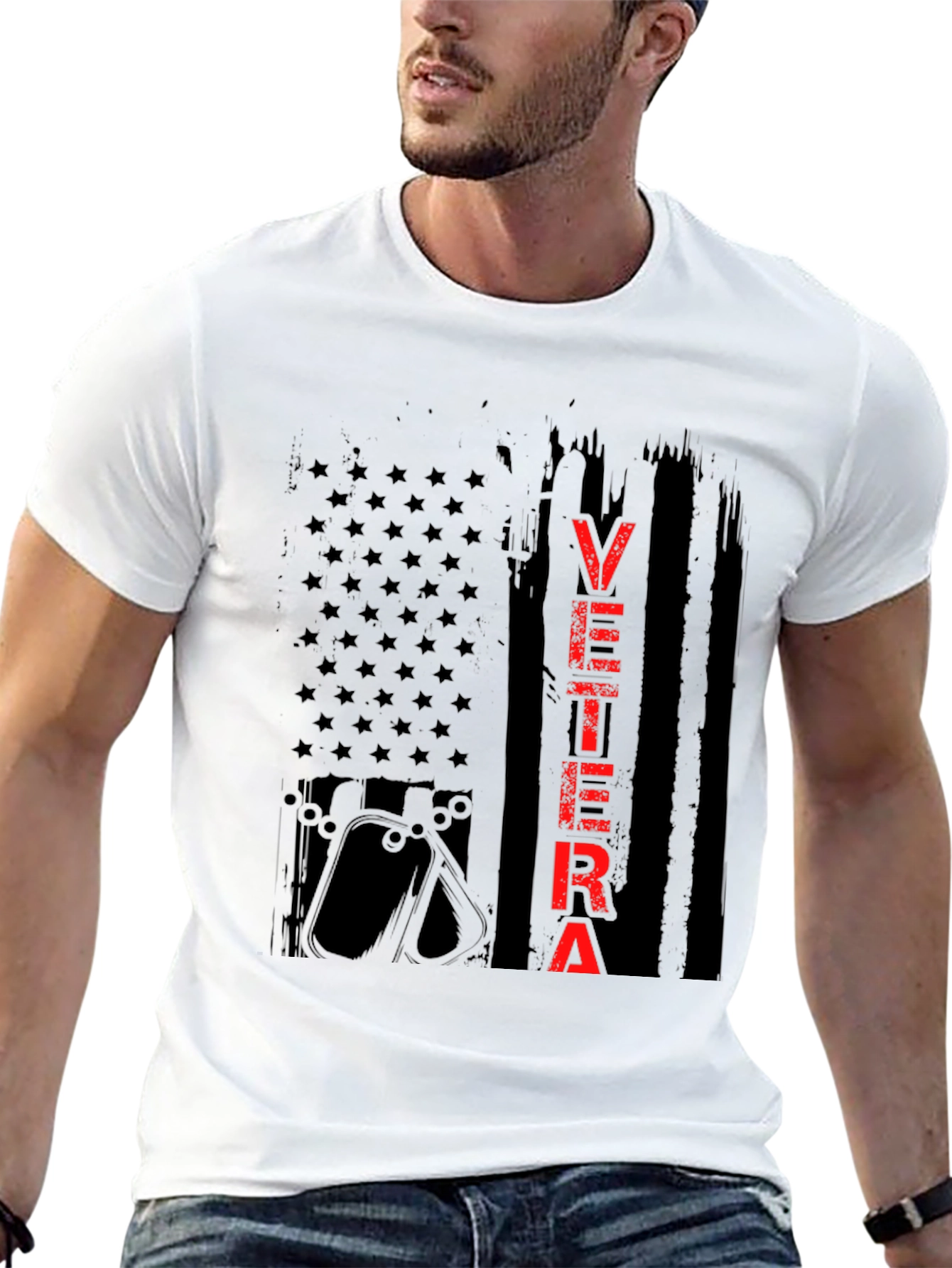 Veteran Flag T-Shirt - Patriotic Graphic Tee