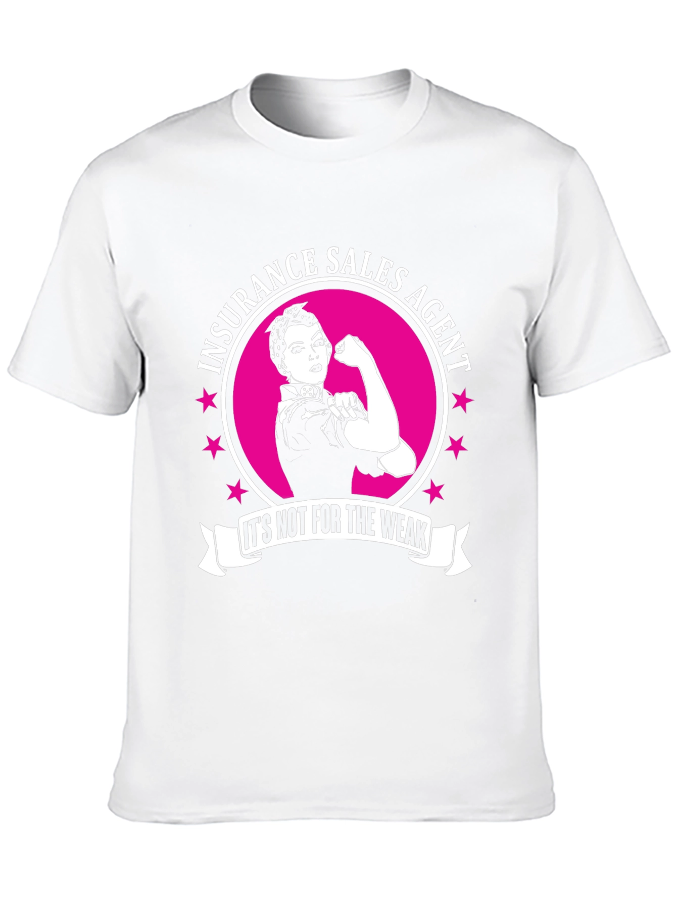 Insurance Sales Agent Strong Woman T-Shirt