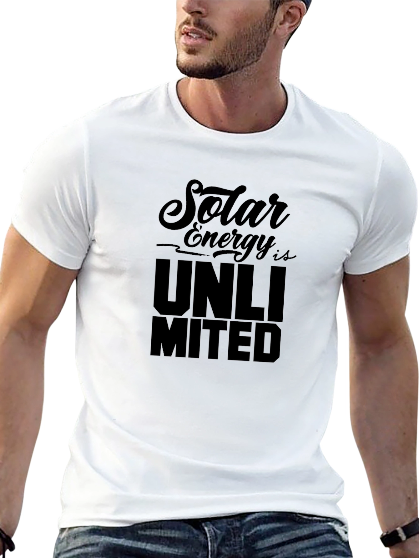 Solar Energy Unlimited Black T-Shirt